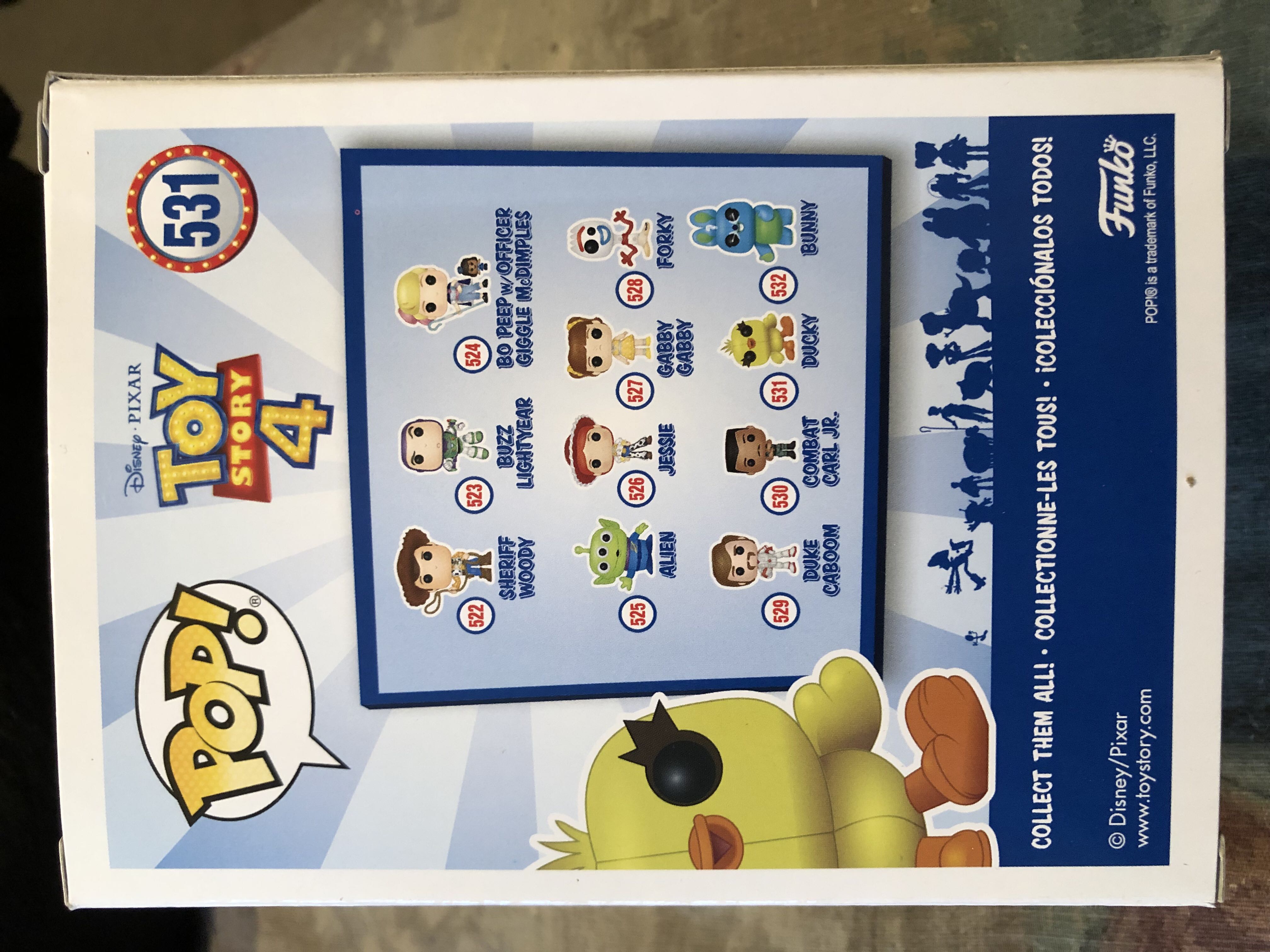 Toy Story 4:  531 Ducky - Toy Story vinyl figure collectible [Barcode 889698374699] - Main Image 2