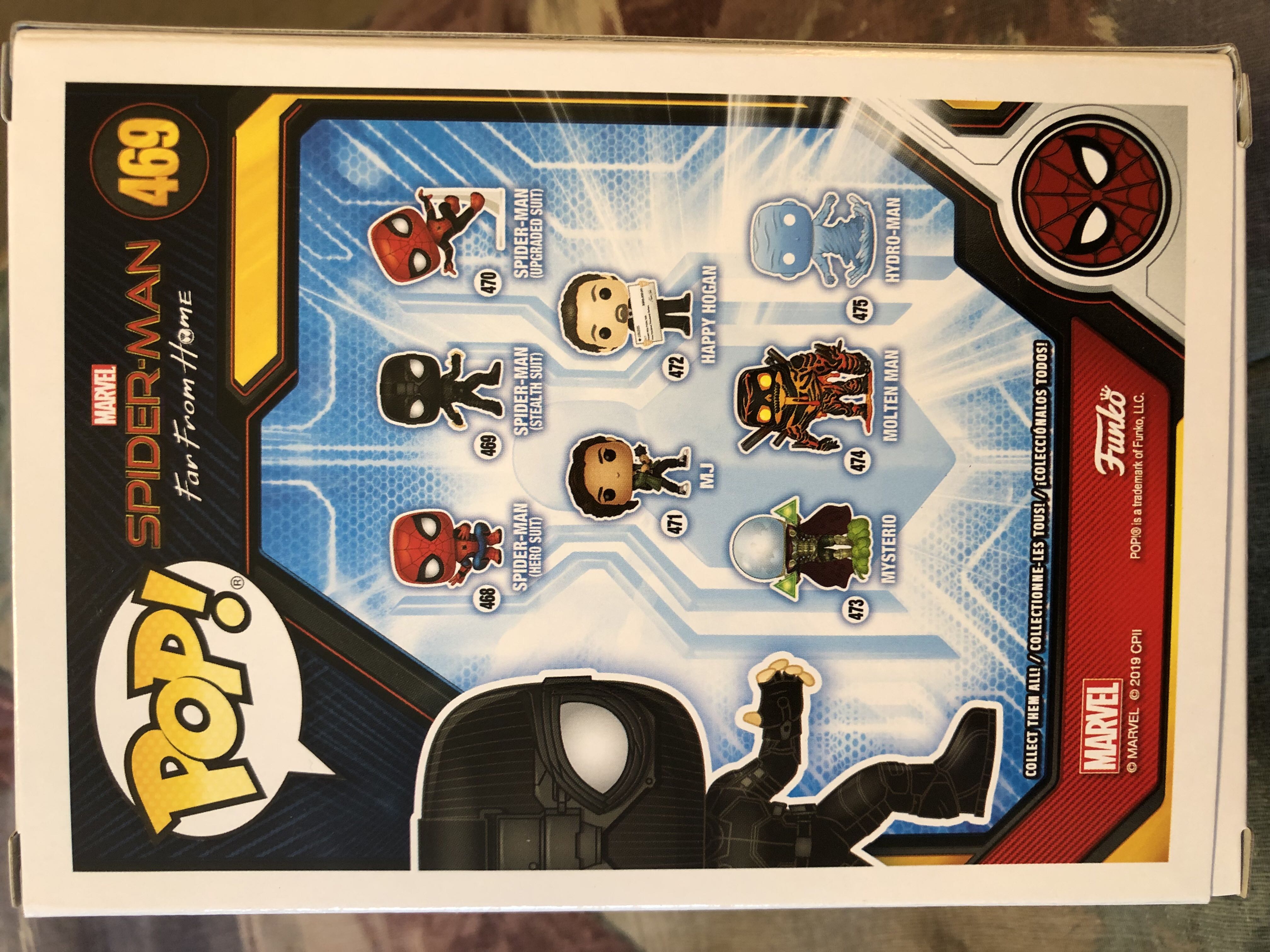 Spider-Man # 469 (Stealth Suit) - Spider-Man vinyl figure collectible [Barcode 889698392082] - Main Image 2