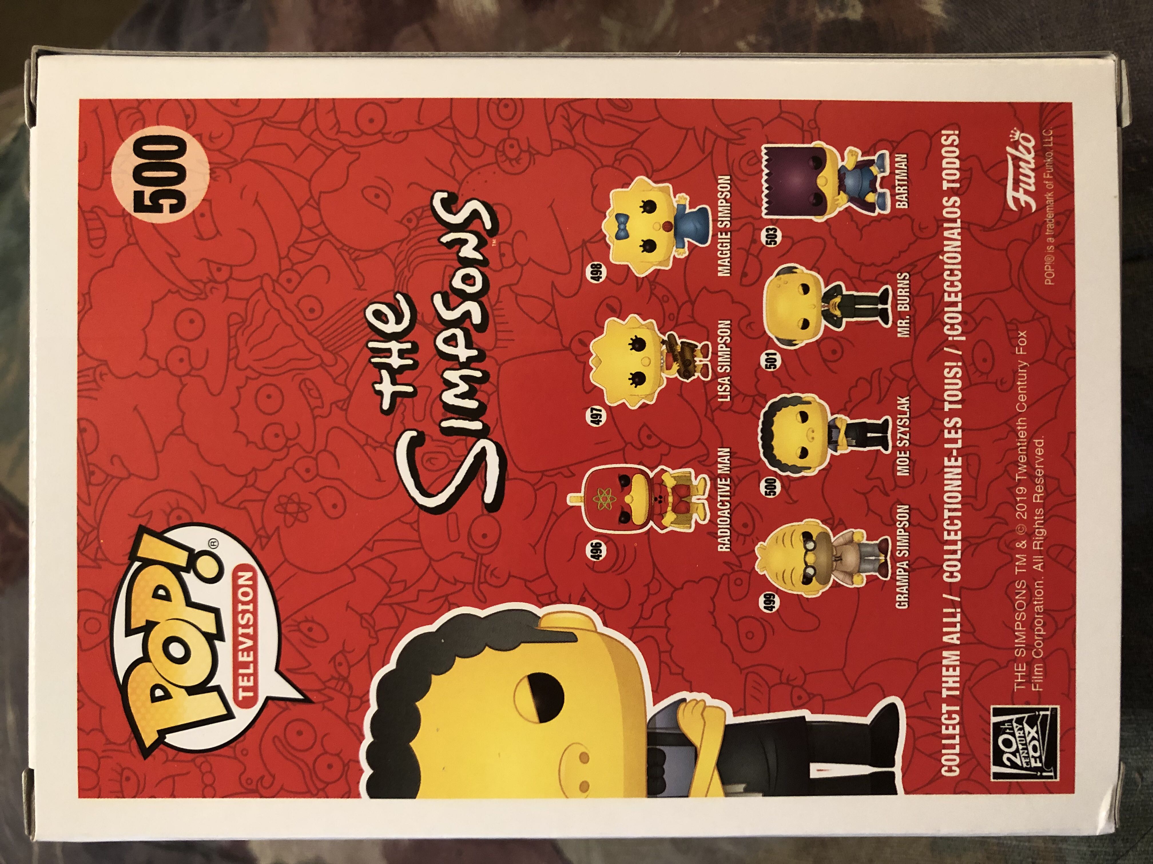 Simpsons 500 - Moe Szyslak - The Simpsons vinyl figure collectible [Barcode 889698338820] - Main Image 2