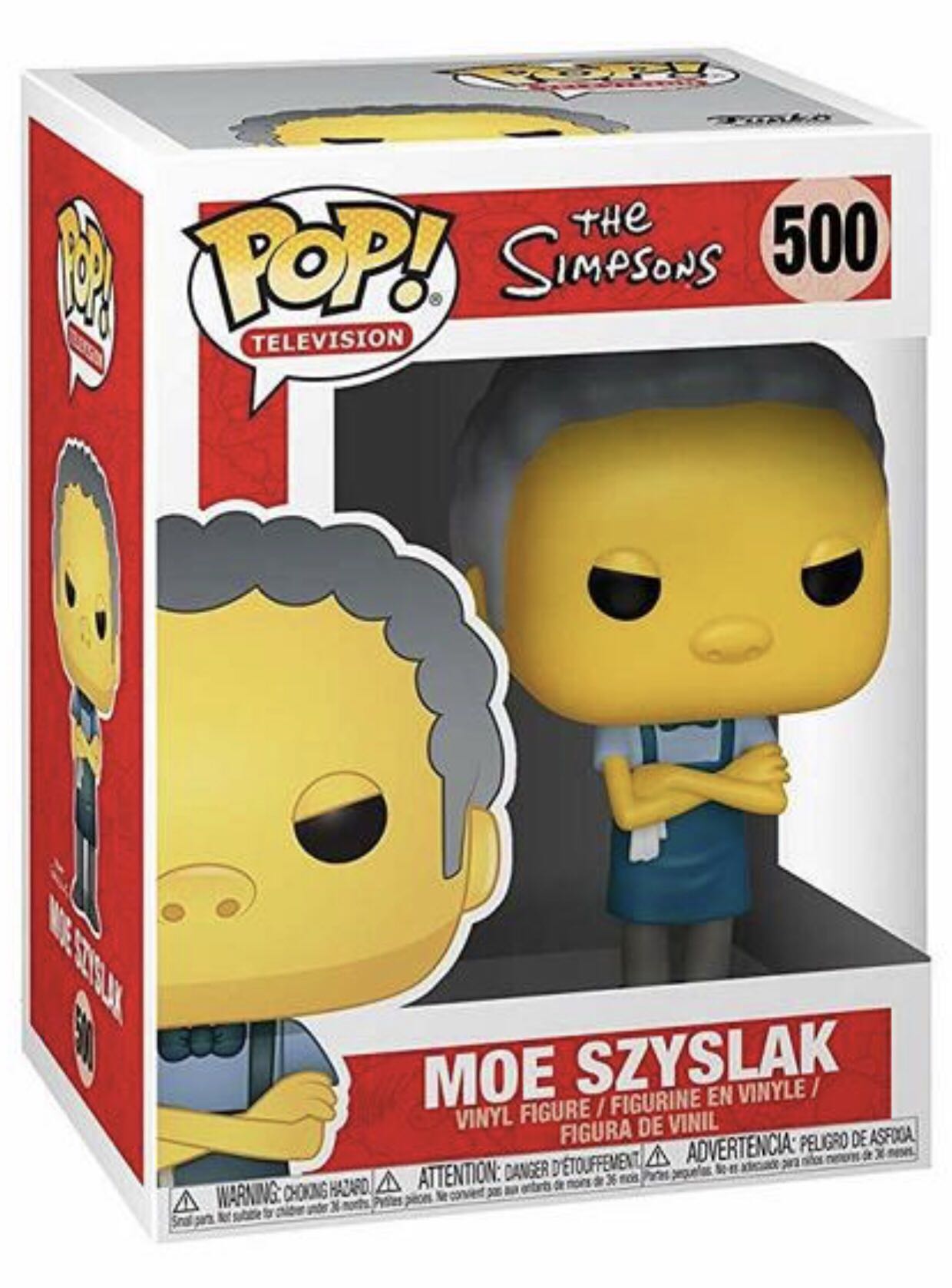 Simpsons 500 - Moe Szyslak - The Simpsons vinyl figure collectible [Barcode 889698338820] - Main Image 3