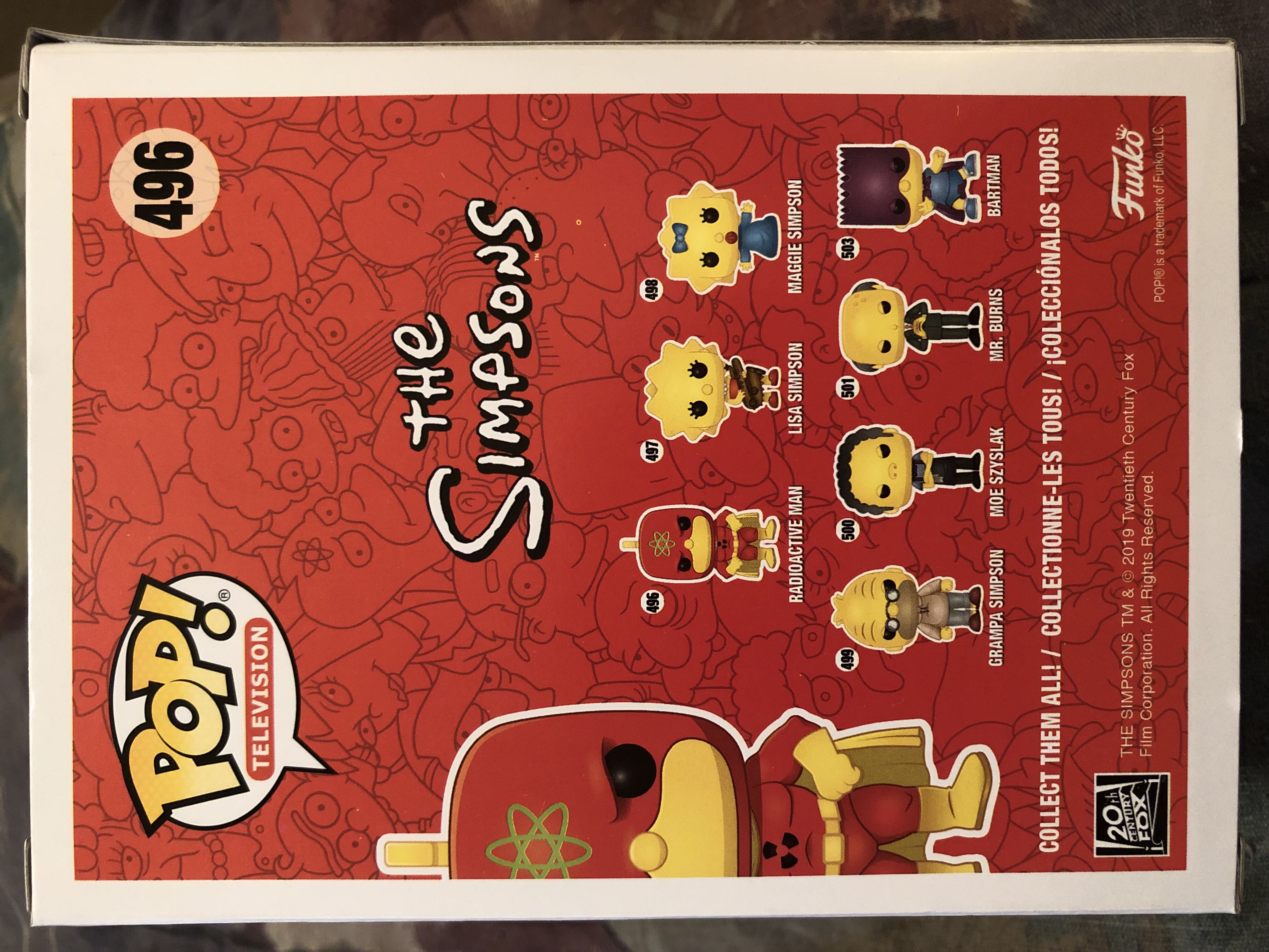 Simpsons 496 - Radioactive Man - The Simpsons vinyl figure collectible [Barcode 889698376907] - Main Image 2