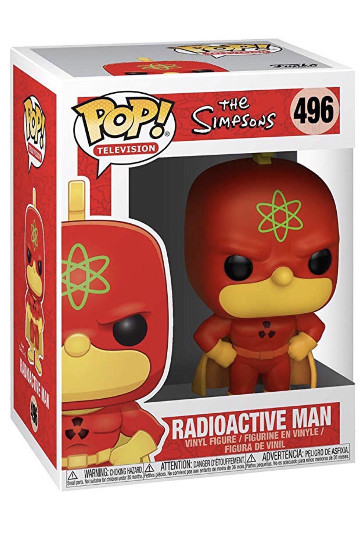 Simpsons 496 - Radioactive Man - The Simpsons vinyl figure collectible [Barcode 889698376907] - Main Image 3