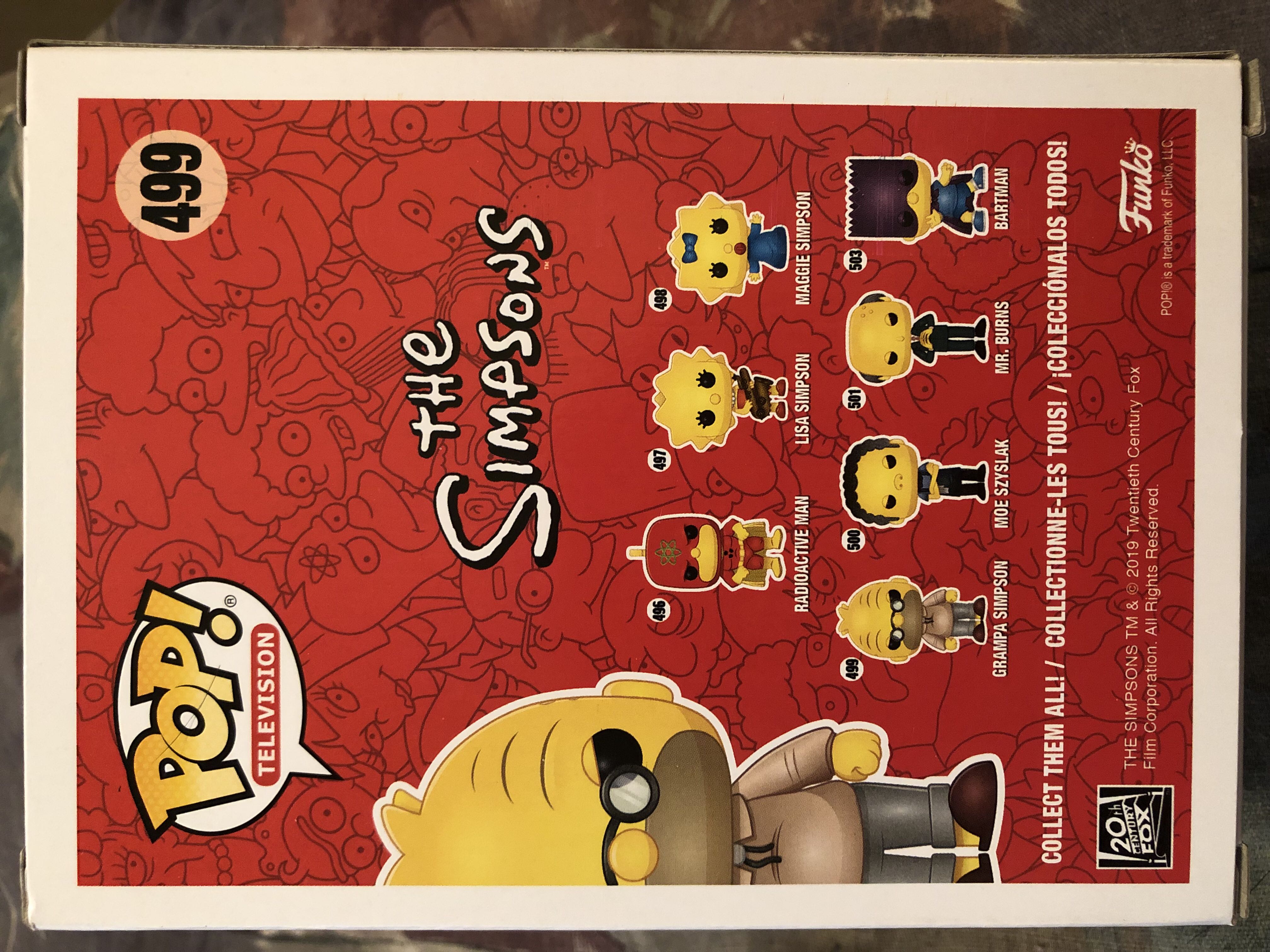 Grandpa Simpson - The Simpsons vinyl figure collectible [Barcode 889698338813] - Main Image 2
