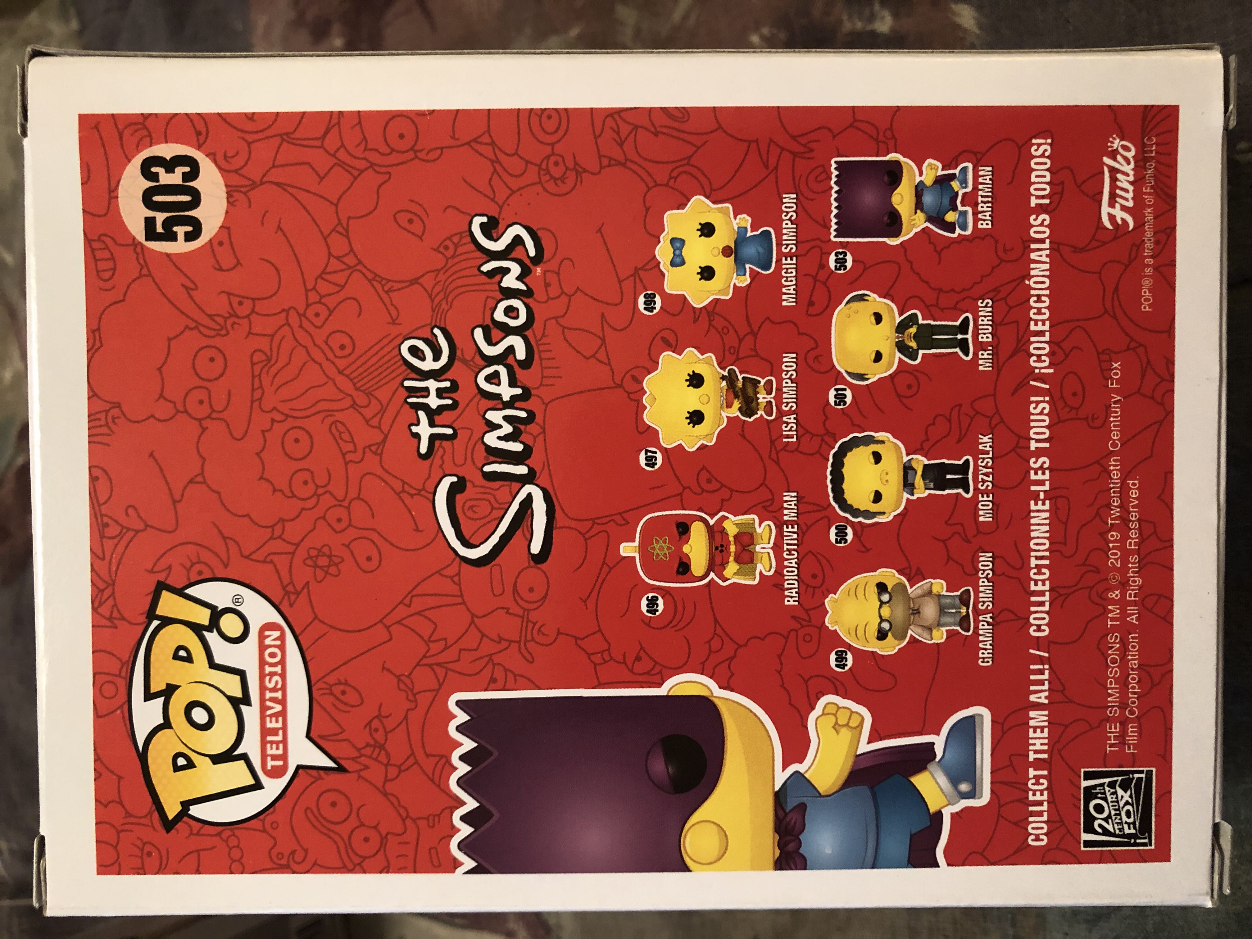 The Simpsons: Bartman - The Simpsons vinyl figure collectible [Barcode 889698338769] - Main Image 2