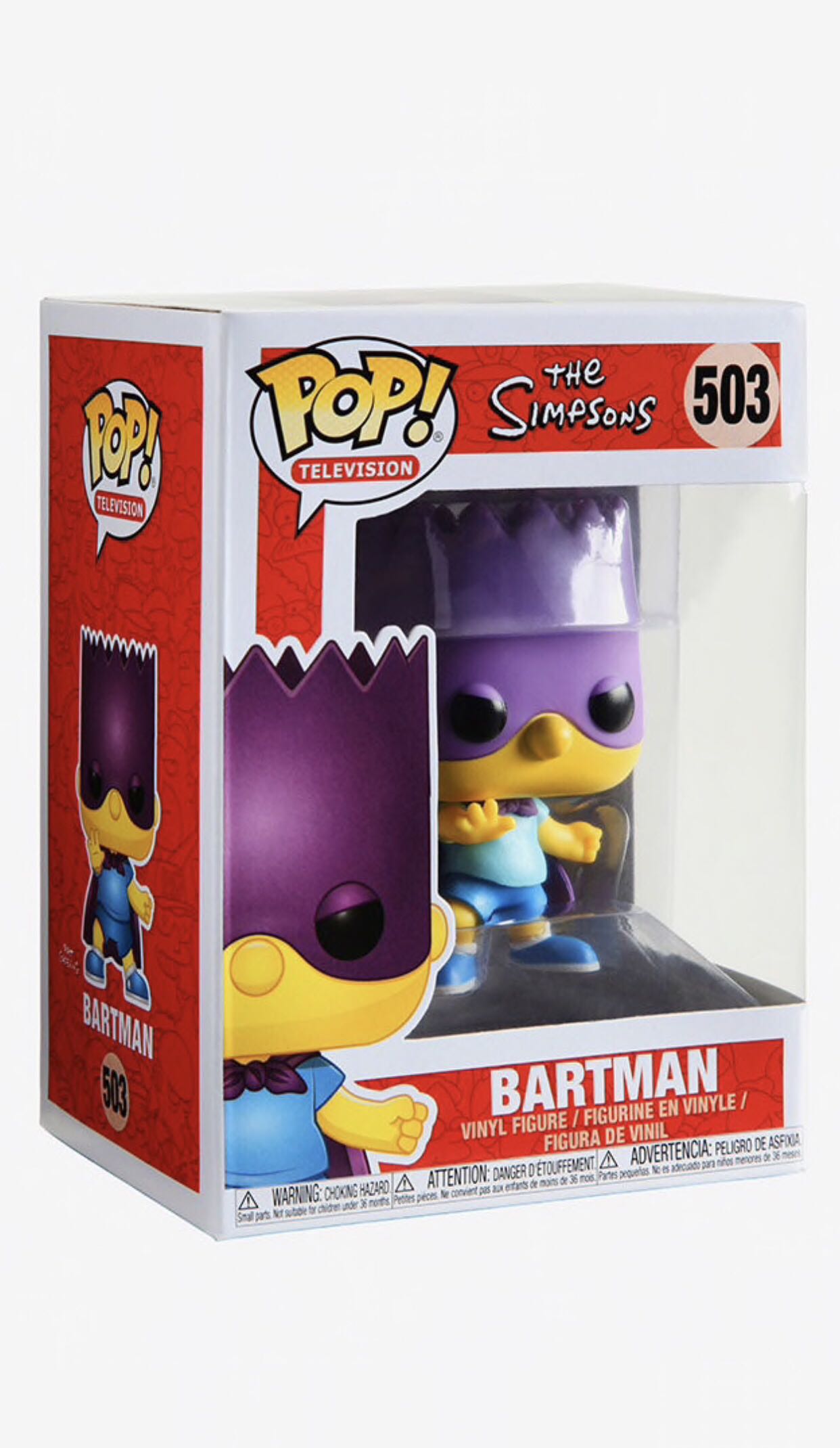 The Simpsons: Bartman - The Simpsons vinyl figure collectible [Barcode 889698338769] - Main Image 3