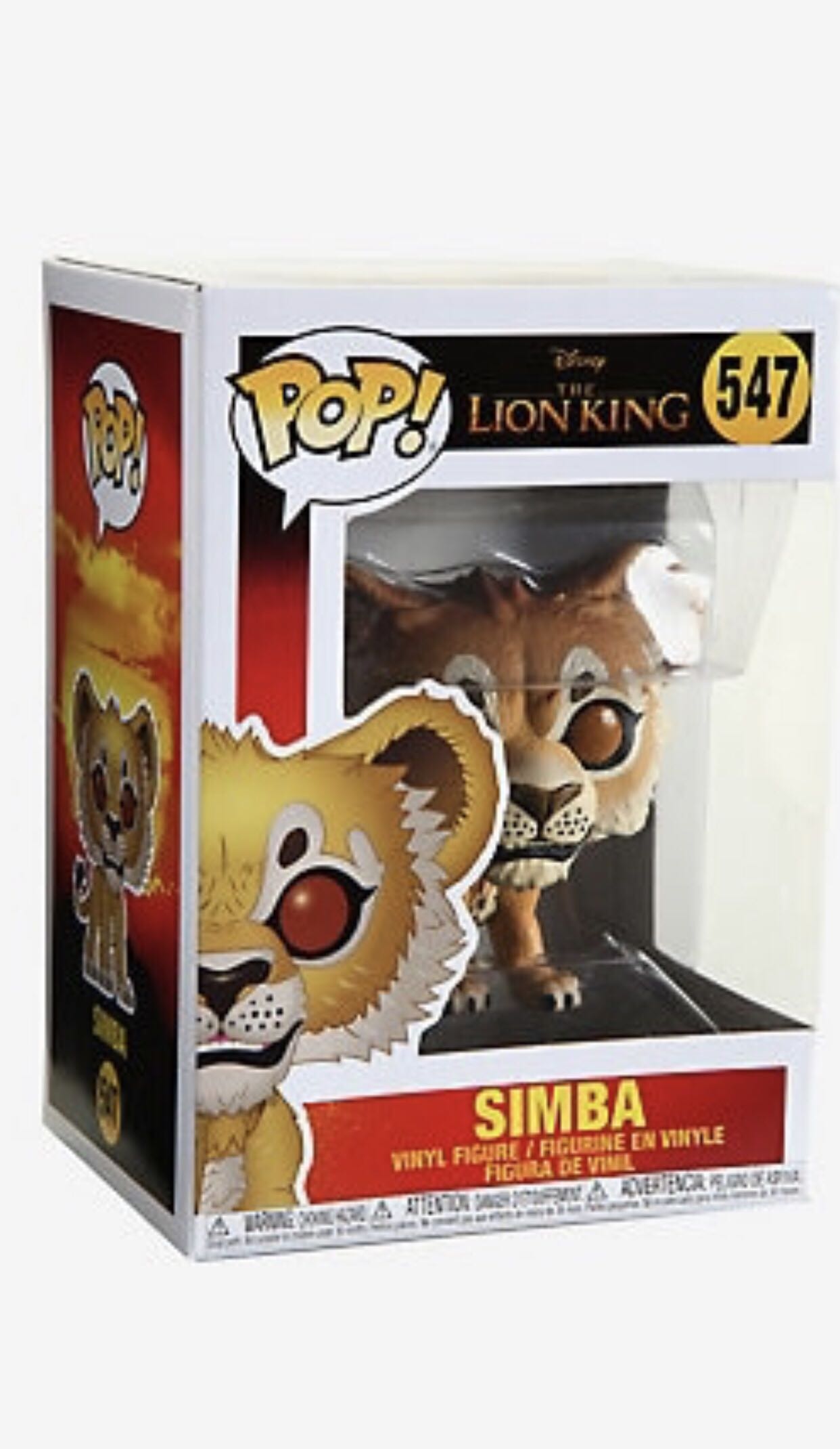 Lion King - Simba - Disney vinyl figure collectible [Barcode 889698385435] - Main Image 3