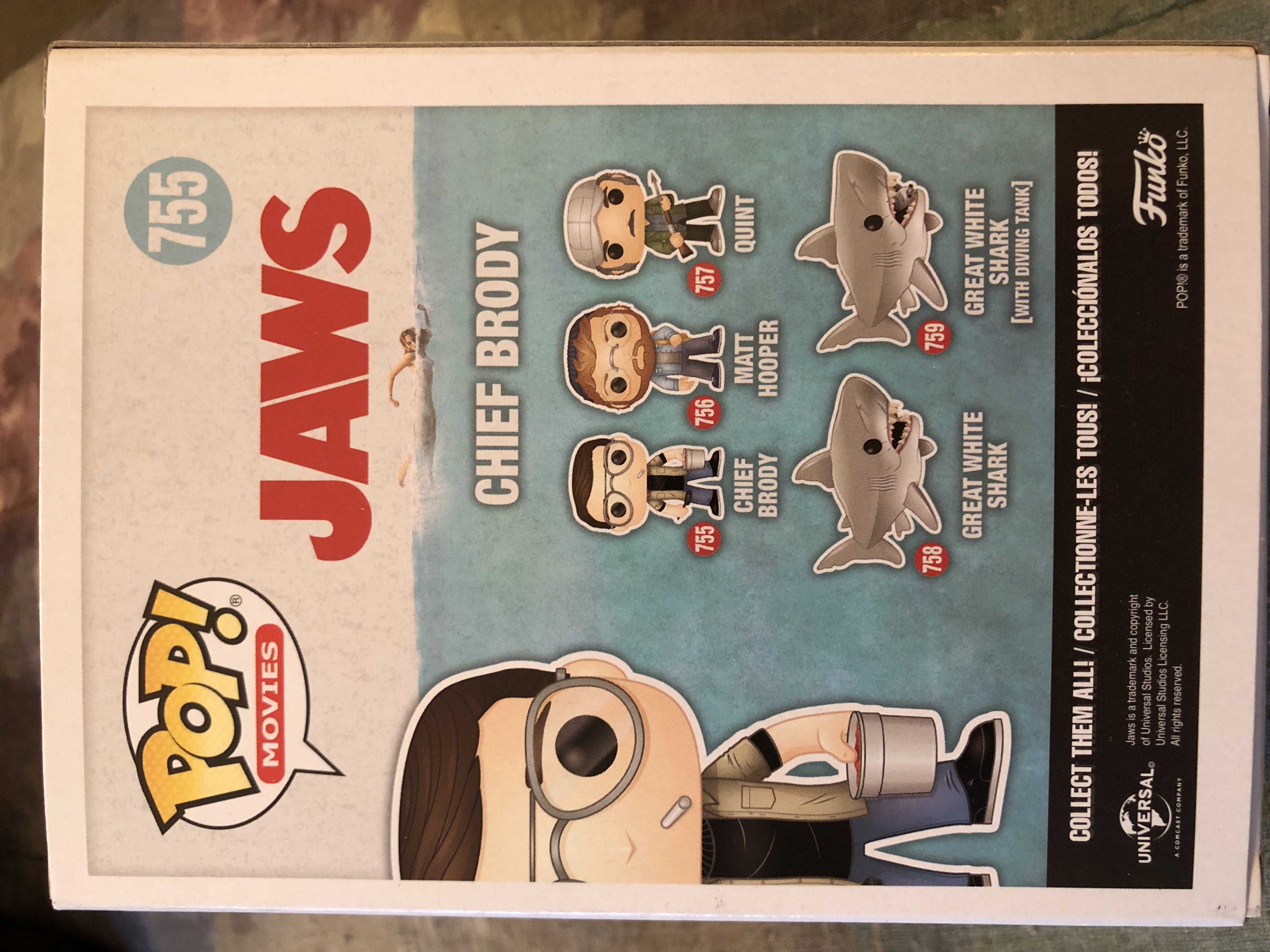 JAWS: Chief Brody - Jaws vinyl figure collectible [Barcode 889698385541] - Main Image 2