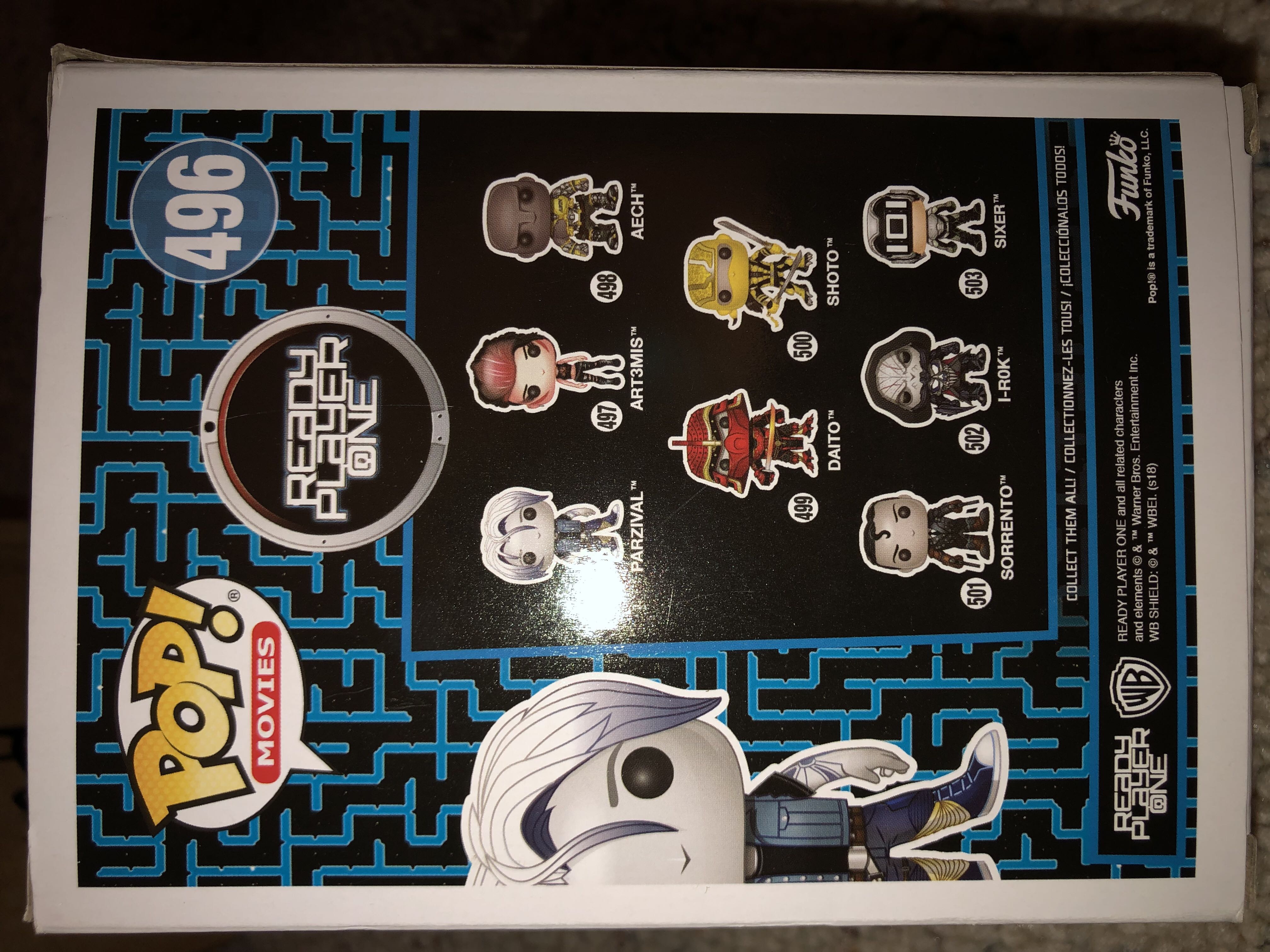 496. PARZIVAL. (antique)  vinyl figure collectible [Barcode 889698304559] - Main Image 2