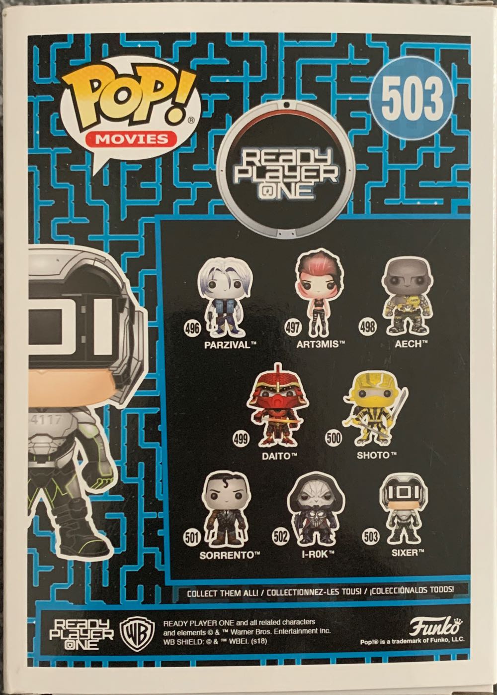 Ready Player One: Sixer  vinyl figure collectible [Barcode 889698220576] - Main Image 2
