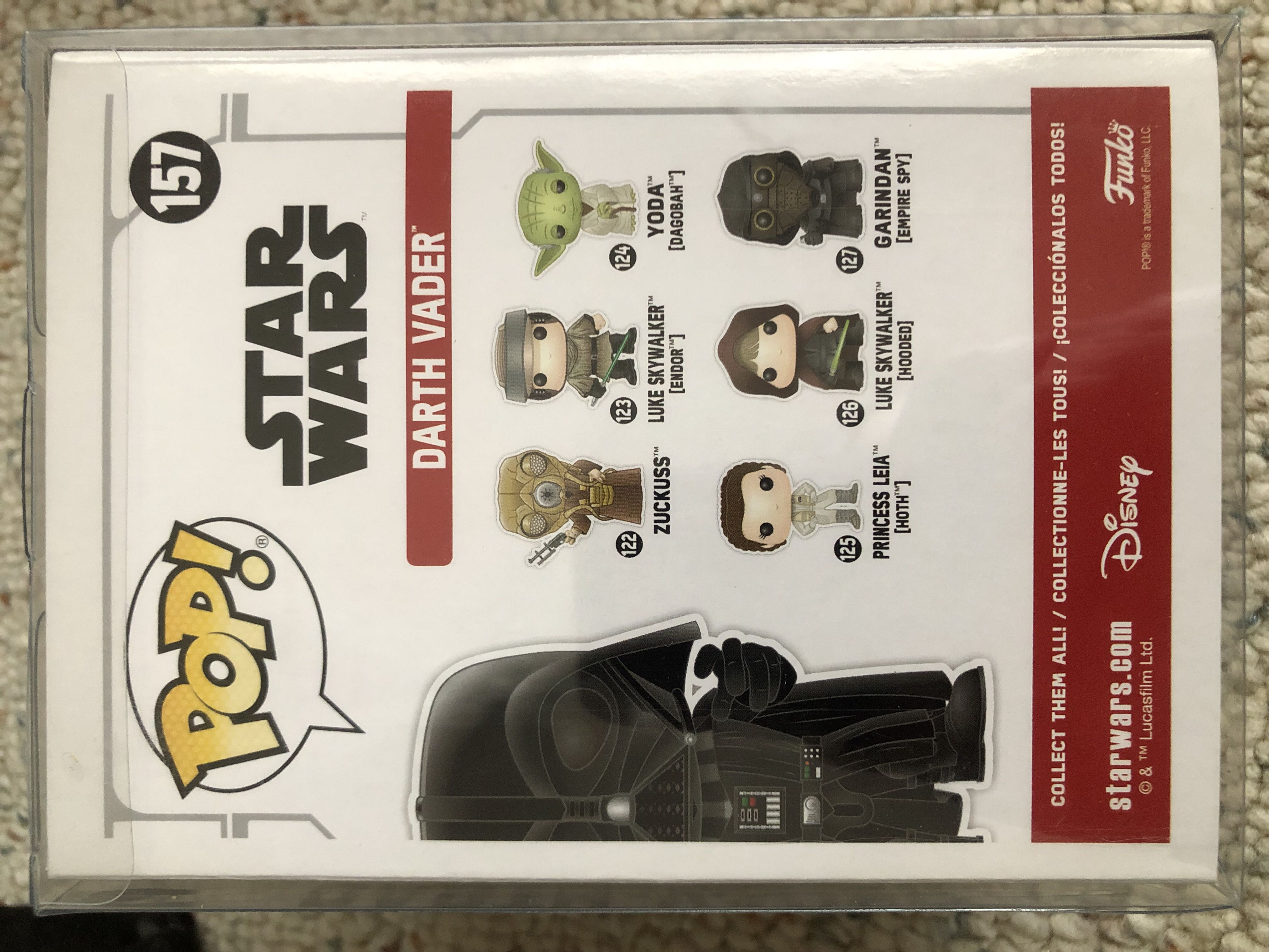 Red Metallic  DARTH VADER - Star Wars vinyl figure collectible [Barcode 889698380195] - Main Image 2