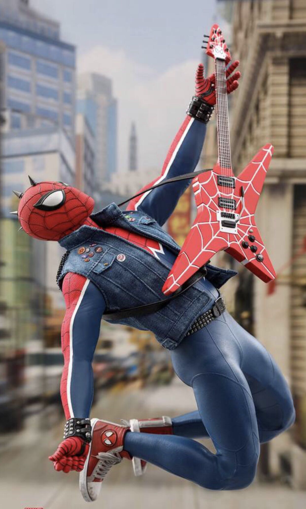 Spider-Punk Pop! 503 - Spider-Man vinyl figure collectible [Barcode 889698389839] - Main Image 4