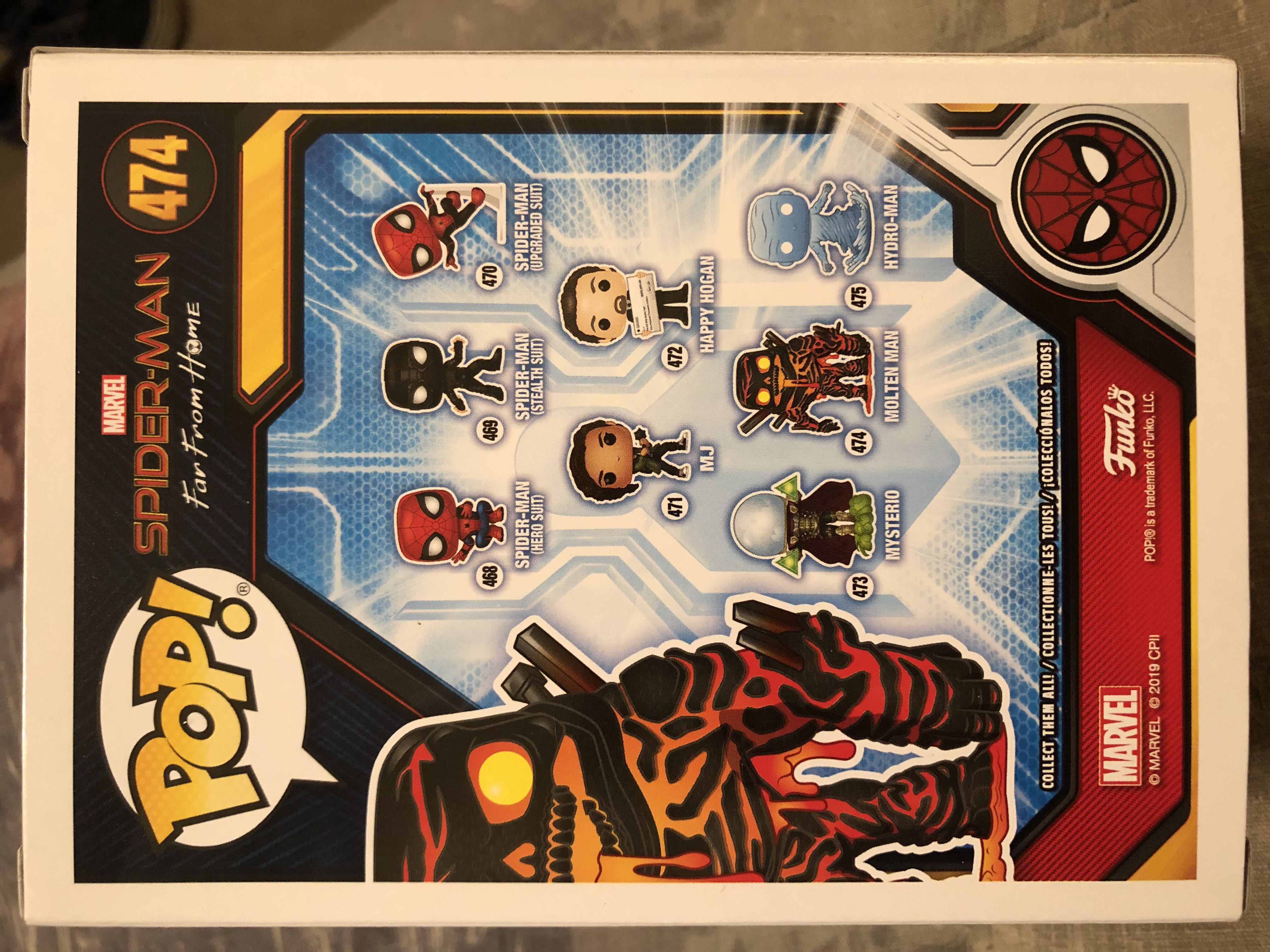 Spider-Man Far From Home: Molten Man (Glow in the Dark) - Spider-Man: Far from Home vinyl figure collectible [Barcode 889698392105] - Main Image 2