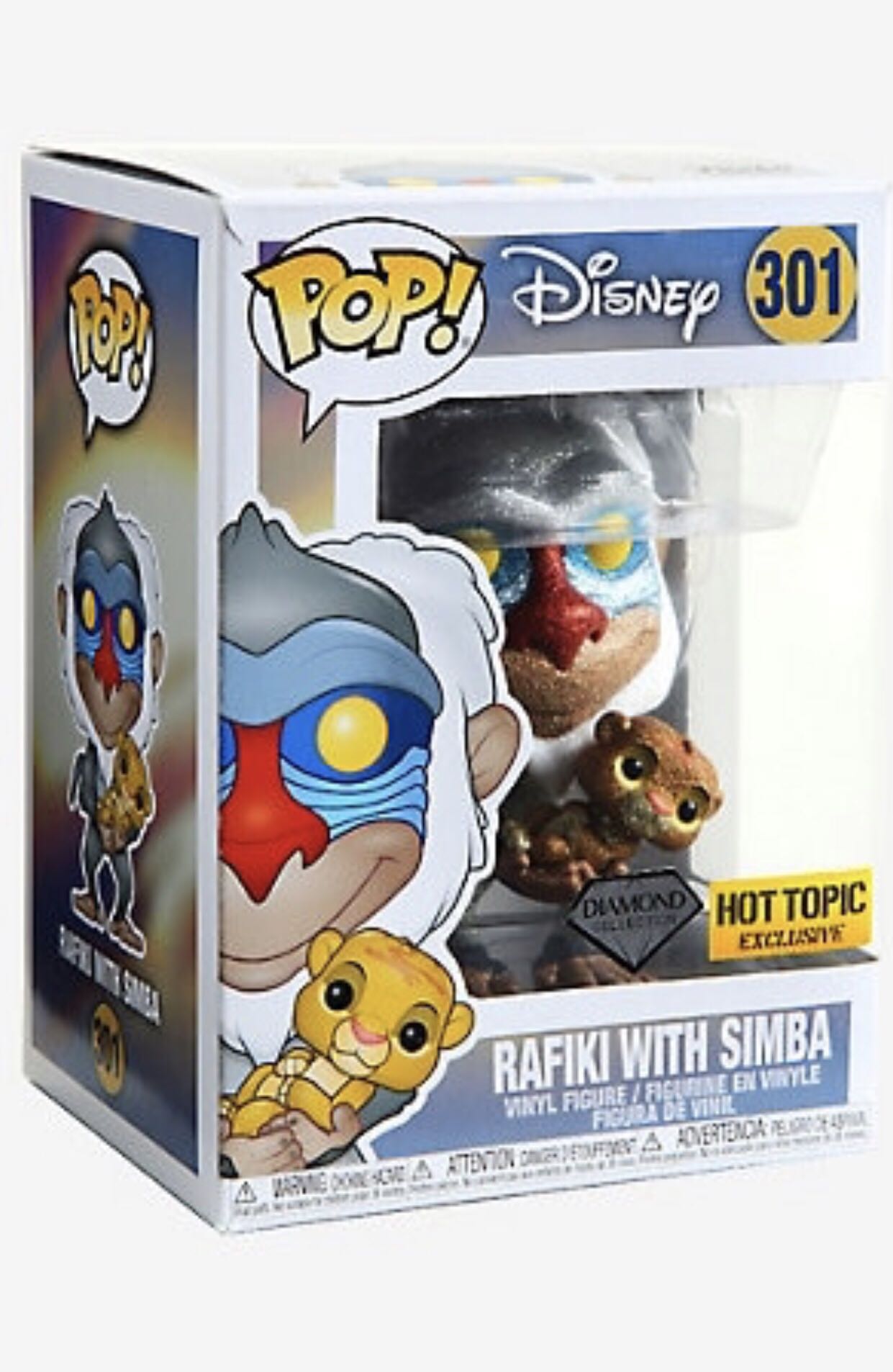 Rafiki w/Simba - Disney vinyl figure collectible [Barcode 889698387552] - Main Image 3