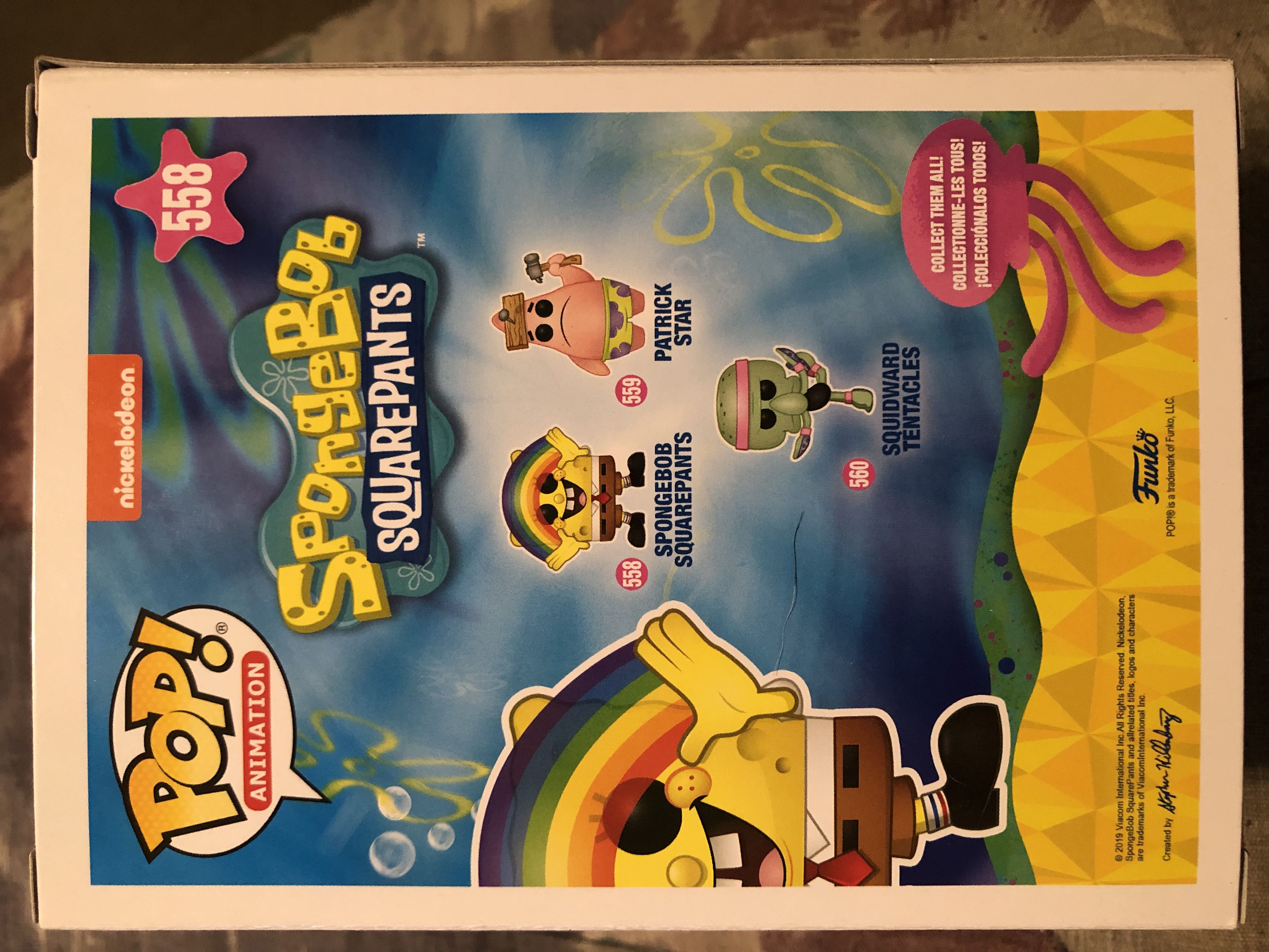 SpongeBob SquarePants (Rainbow) - SpongeBob SquarePants vinyl figure collectible [Barcode 889698395526] - Main Image 2