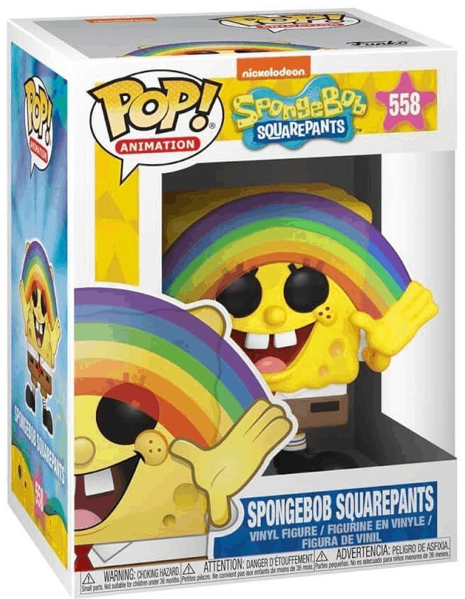 SpongeBob SquarePants (Rainbow) - SpongeBob SquarePants vinyl figure collectible [Barcode 889698395526] - Main Image 3