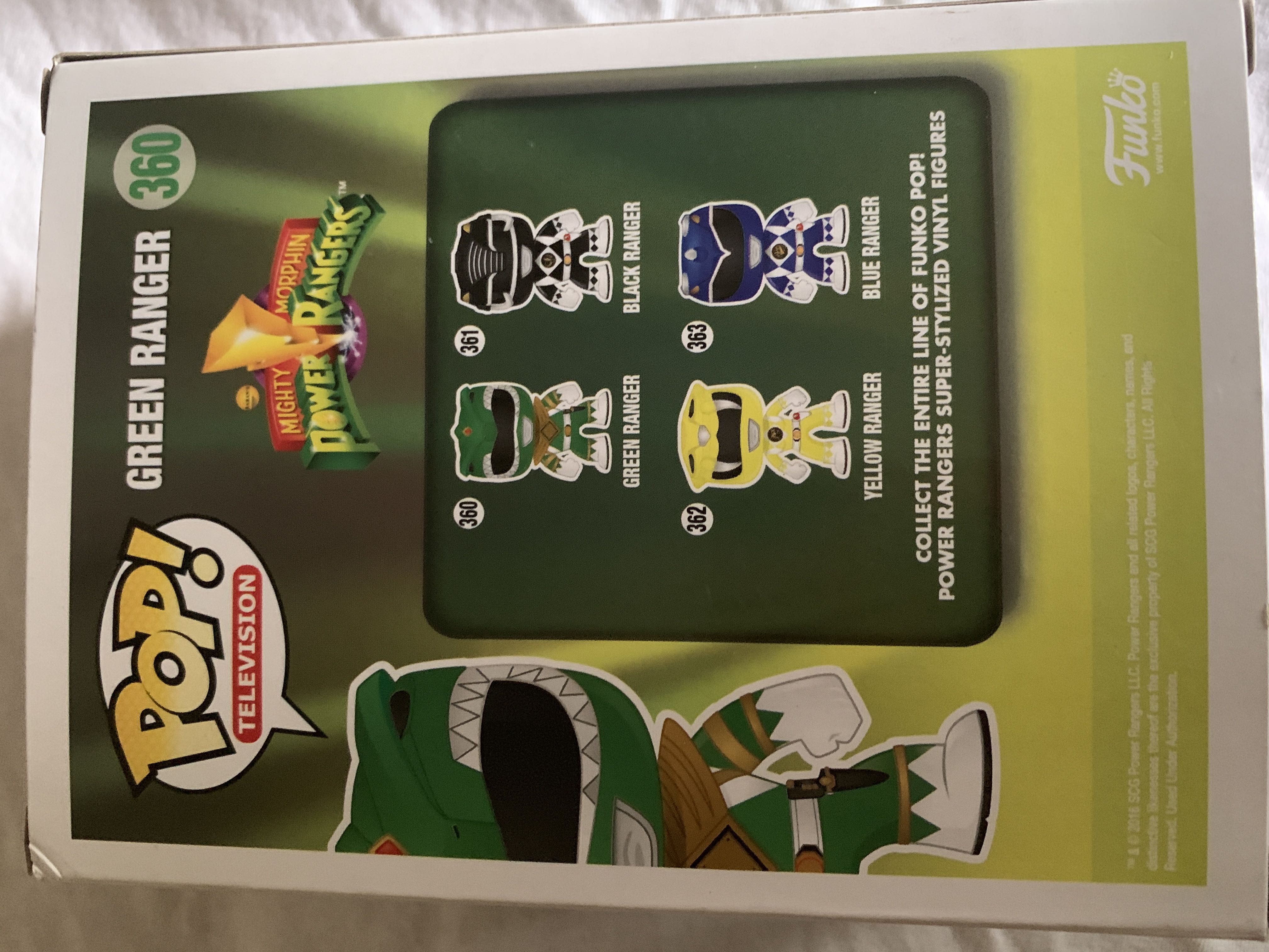 MMPR Green Ranger, #1 - Mighty Morphin Power Rangers vinyl figure collectible [Barcode 10659763] - Main Image 3