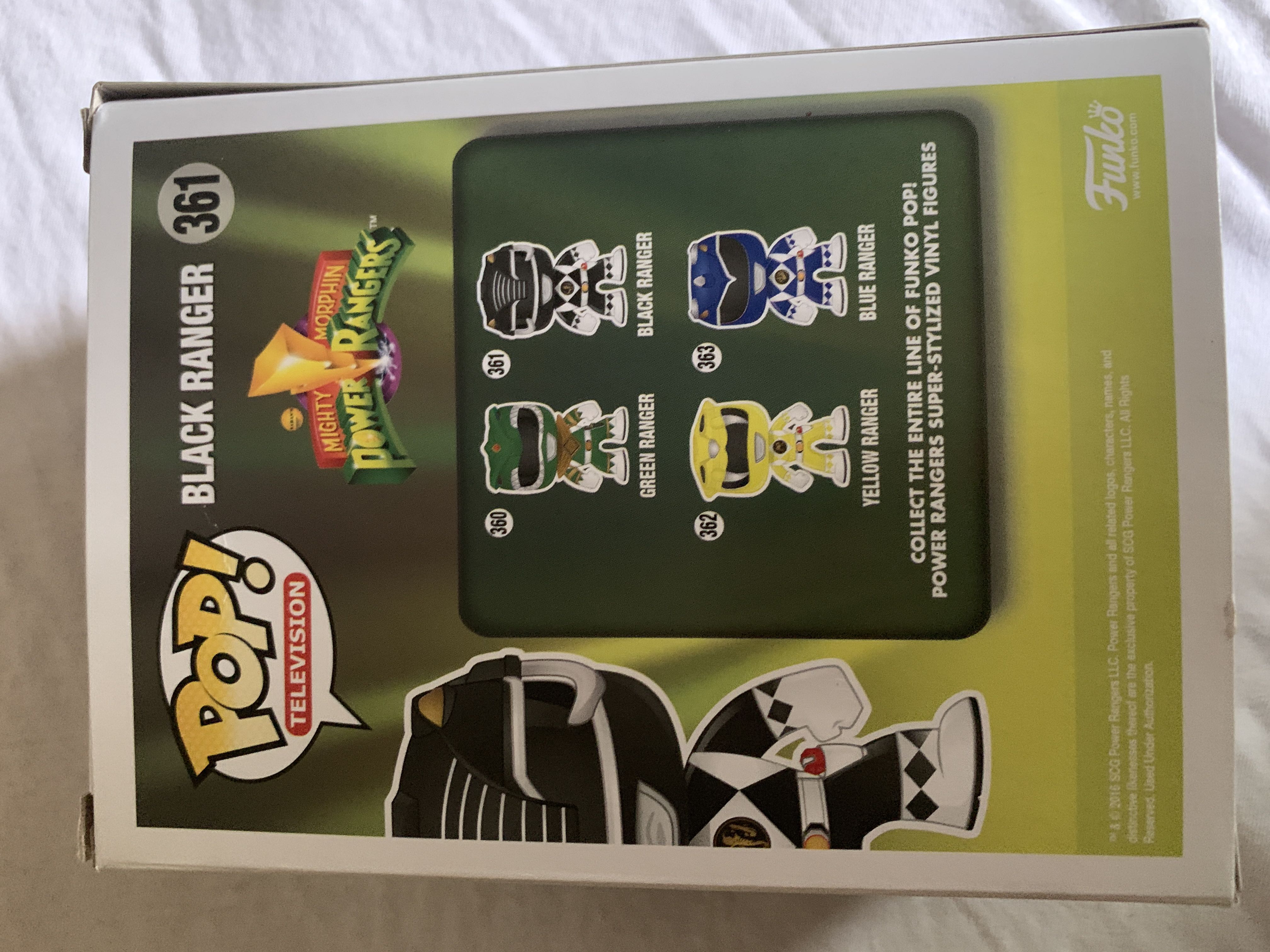 MMPR Black Ranger, #2 - Mighty Morphin Power Rangers vinyl figure collectible [Barcode 889698103091] - Main Image 3