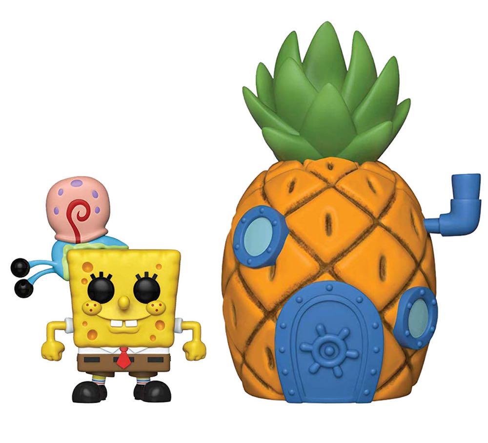 Spongebob With Gary & Pineapple House - SpongeBob SquarePants vinyl figure collectible [Barcode 889698395472] - Main Image 3