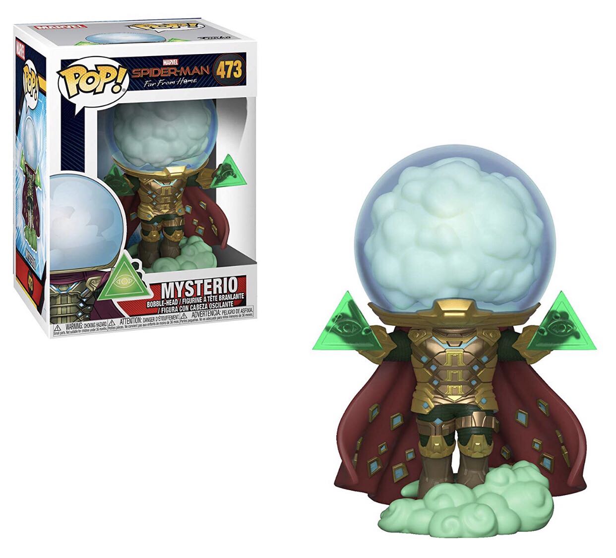 Spider-Man Far From Home: Mysterio - Spider-Man: Far from Home vinyl figure collectible [Barcode 889698392068] - Main Image 3