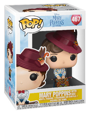 Funko Pop! Disney Mary Poppins Returns: Mary Poppins With Bag # 467 - Funko vinyl figure collectible [Barcode 889698339070] - Main Image 2