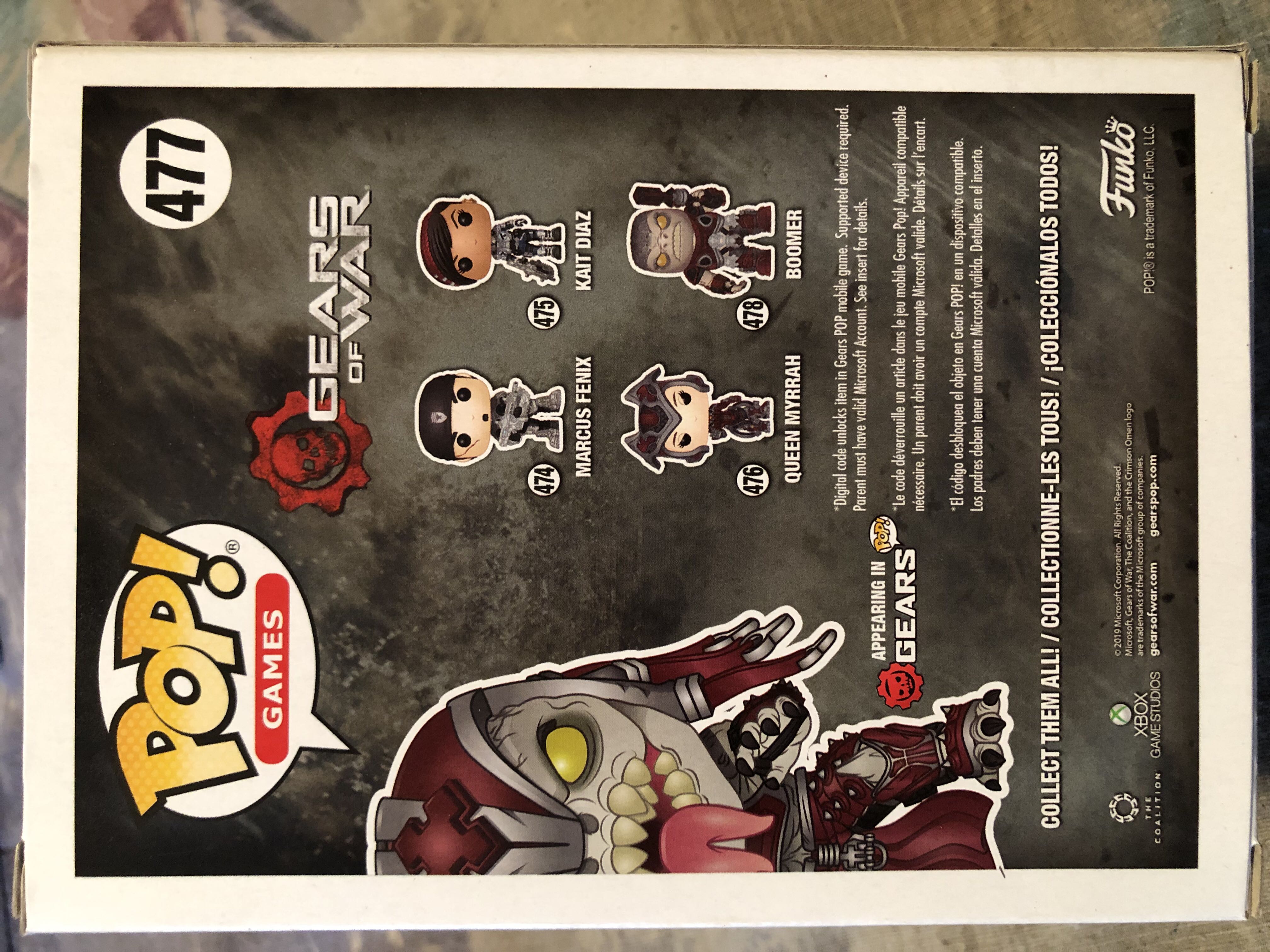 Skorge - Gears of War vinyl figure collectible [Barcode 889698374378] - Main Image 2