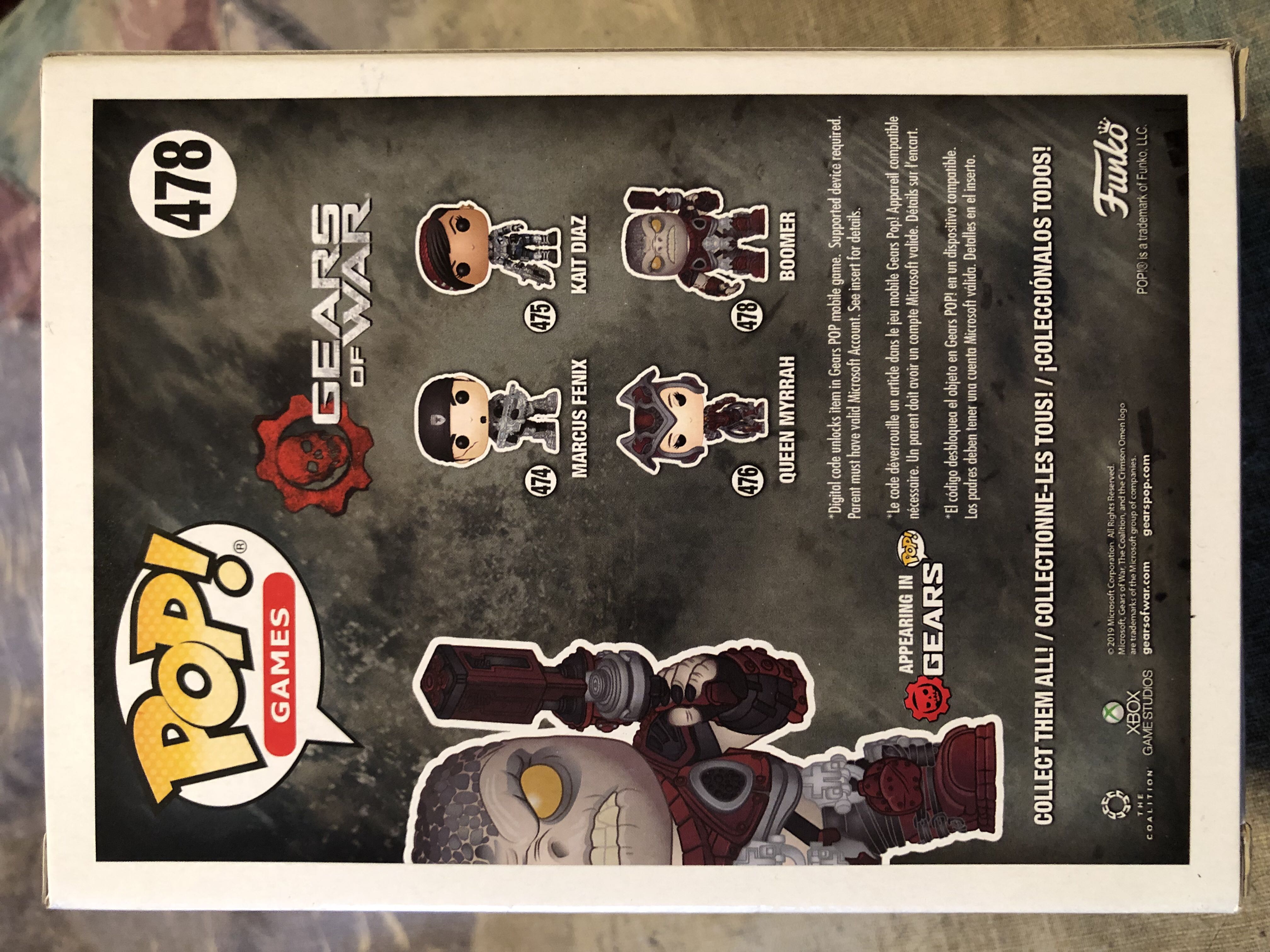 Boomer - Gears of War vinyl figure collectible [Barcode 889698374385] - Main Image 2