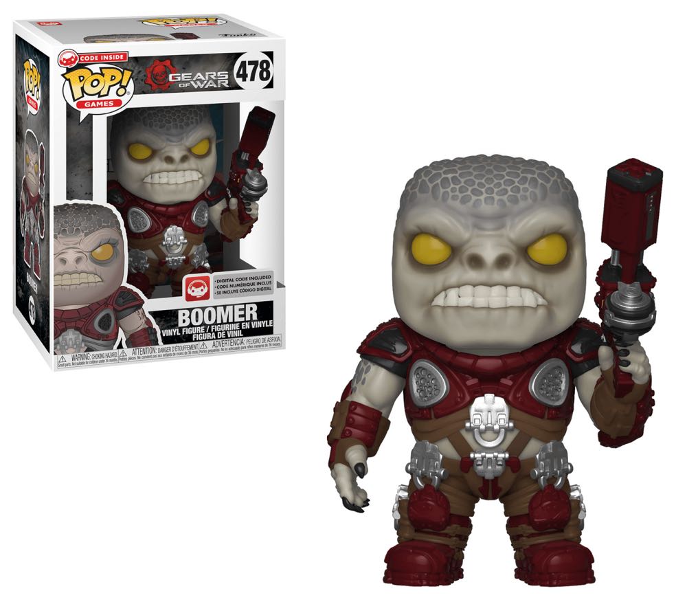 Boomer - Gears of War vinyl figure collectible [Barcode 889698374385] - Main Image 3