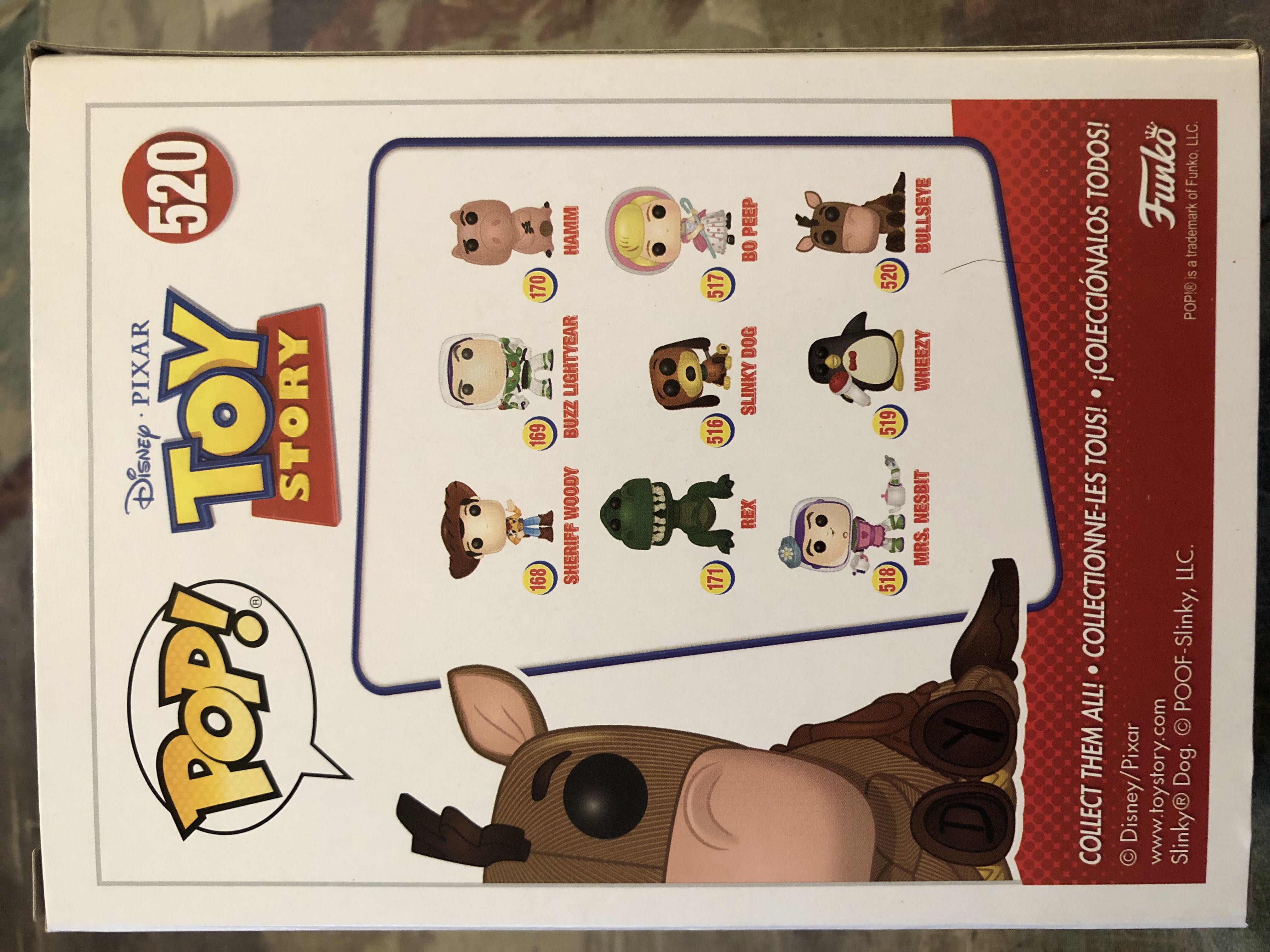 Bullseye - Toy Story vinyl figure collectible [Barcode 889698370066] - Main Image 2