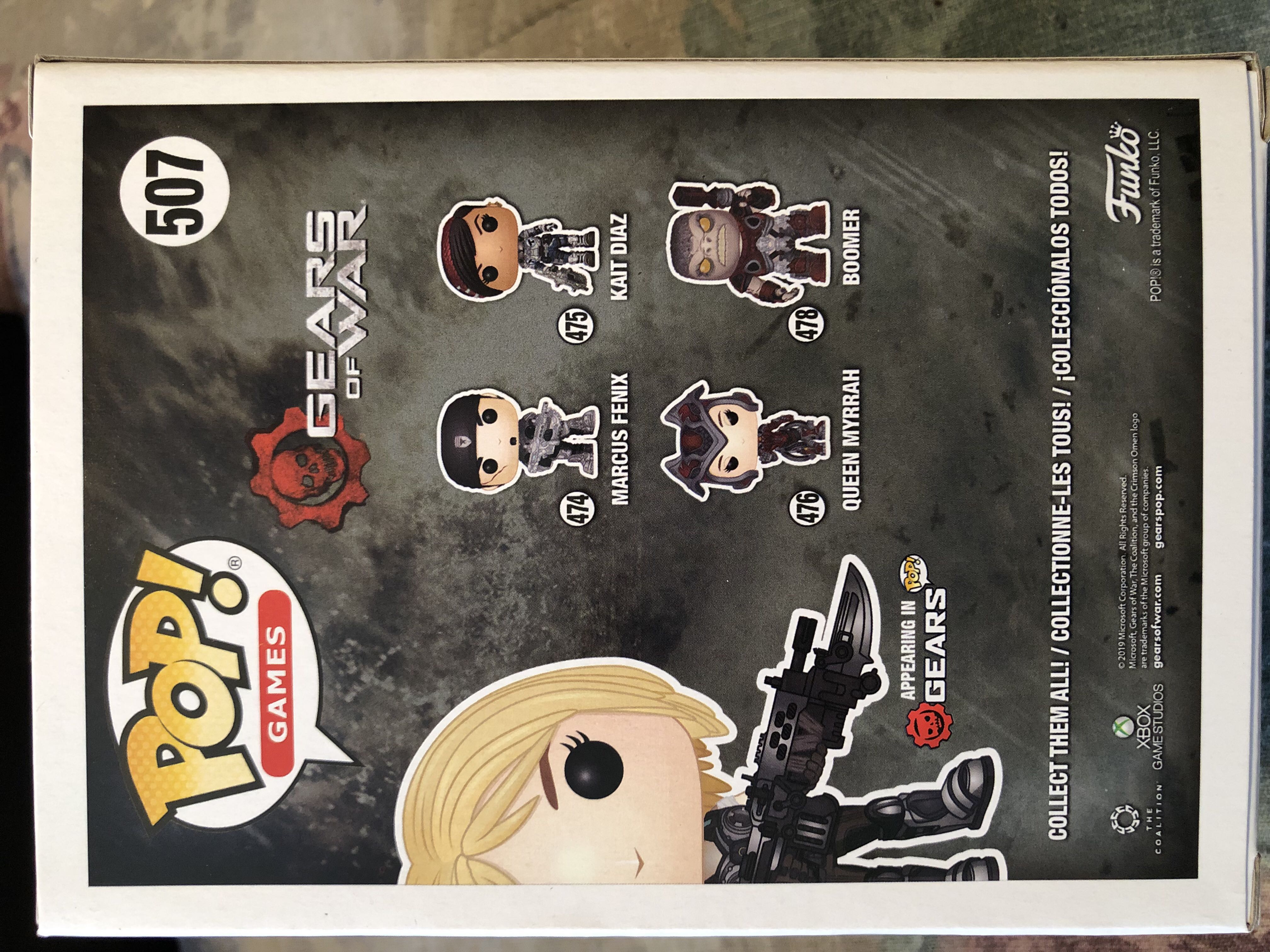 Anya Stroud, #507 - Gears of War vinyl figure collectible [Barcode 889698404006] - Main Image 2