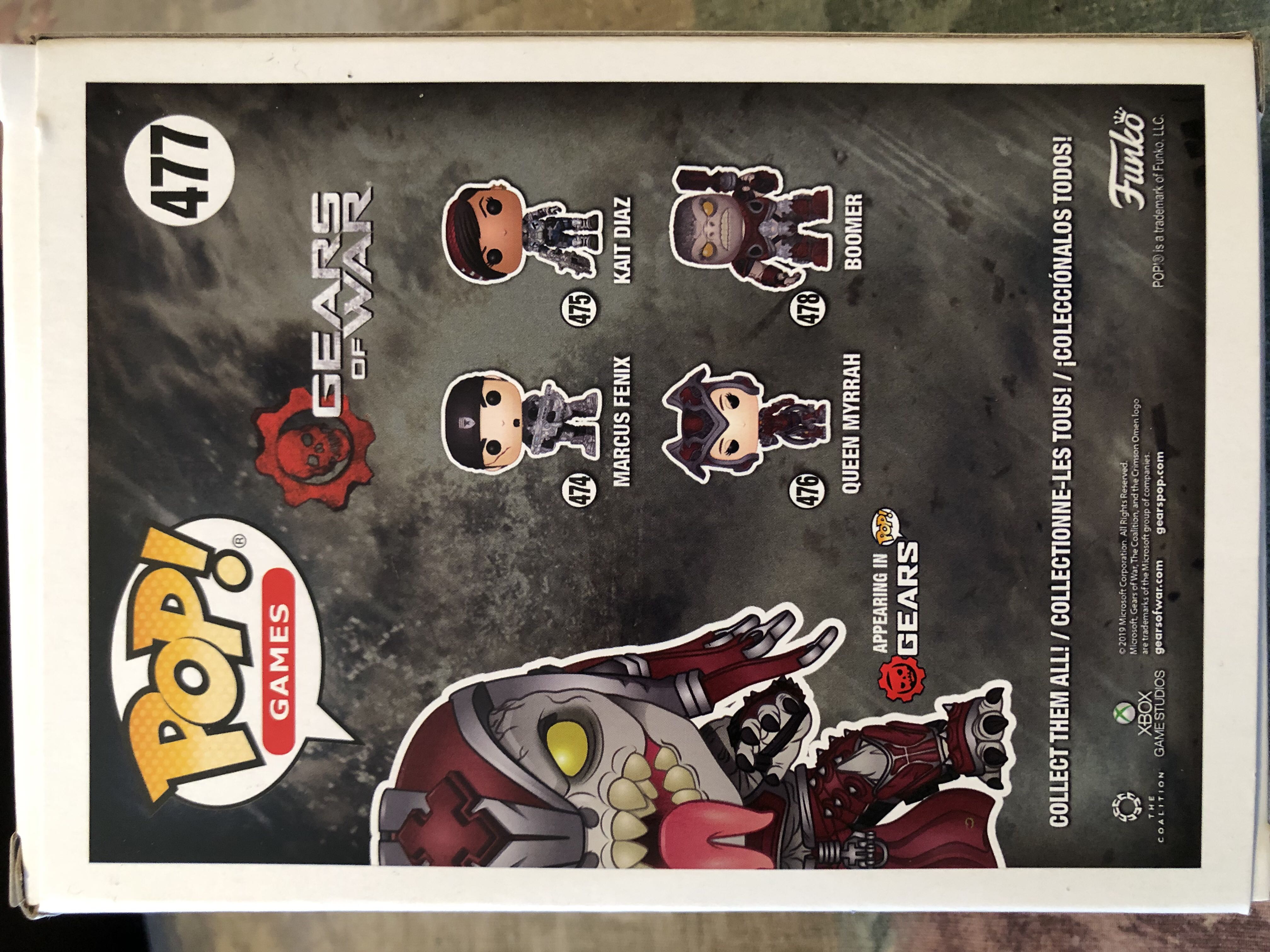 Skorge (Red) - Gears of War vinyl figure collectible [Barcode 889698395816] - Main Image 2