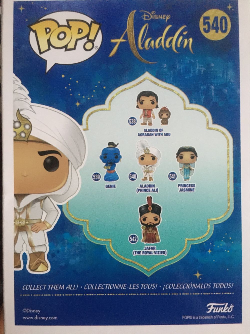 Aladdin (Prince Ali) - Aladdin vinyl figure collectible [Barcode 889698370233] - Main Image 2