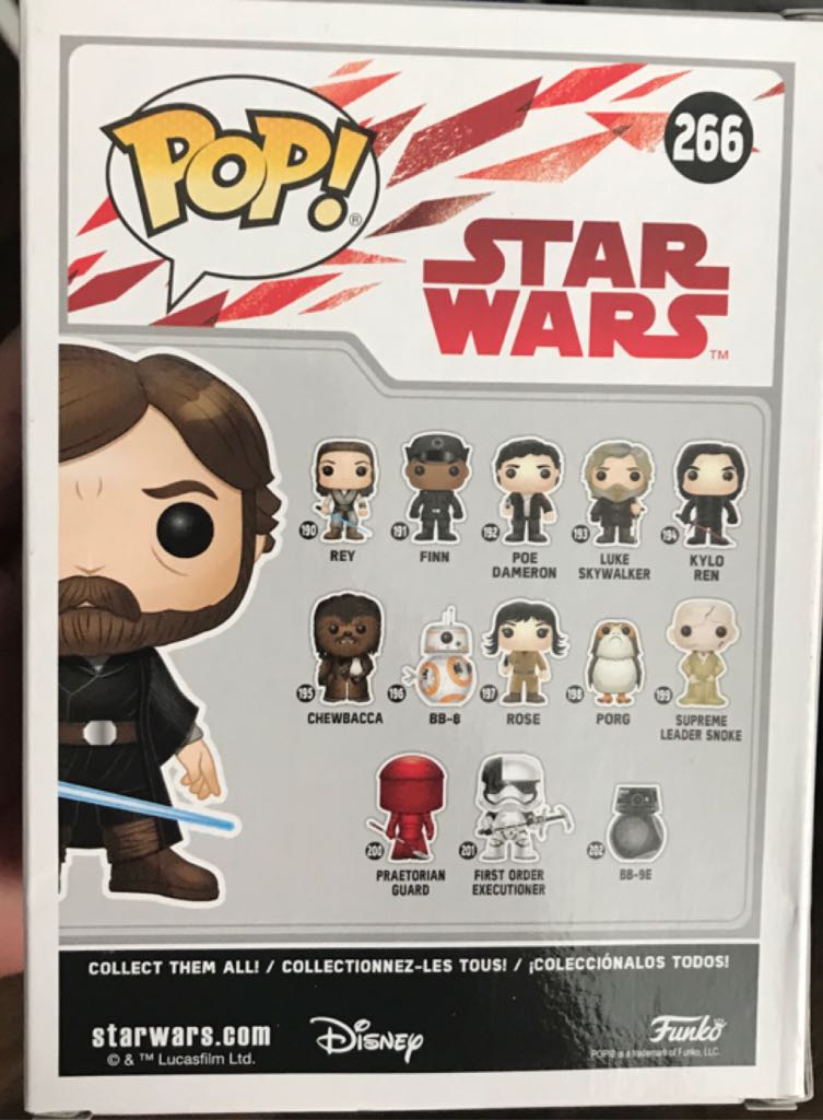 Luke Skywalker - Star Wars vinyl figure collectible [Barcode 889698317887] - Main Image 2