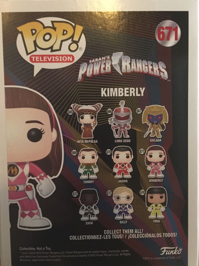 Mighty Morphin Power Rangers: Pink Ranger Kimberly #671 - Mighty Morphin Power Rangers vinyl figure collectible - Main Image 2
