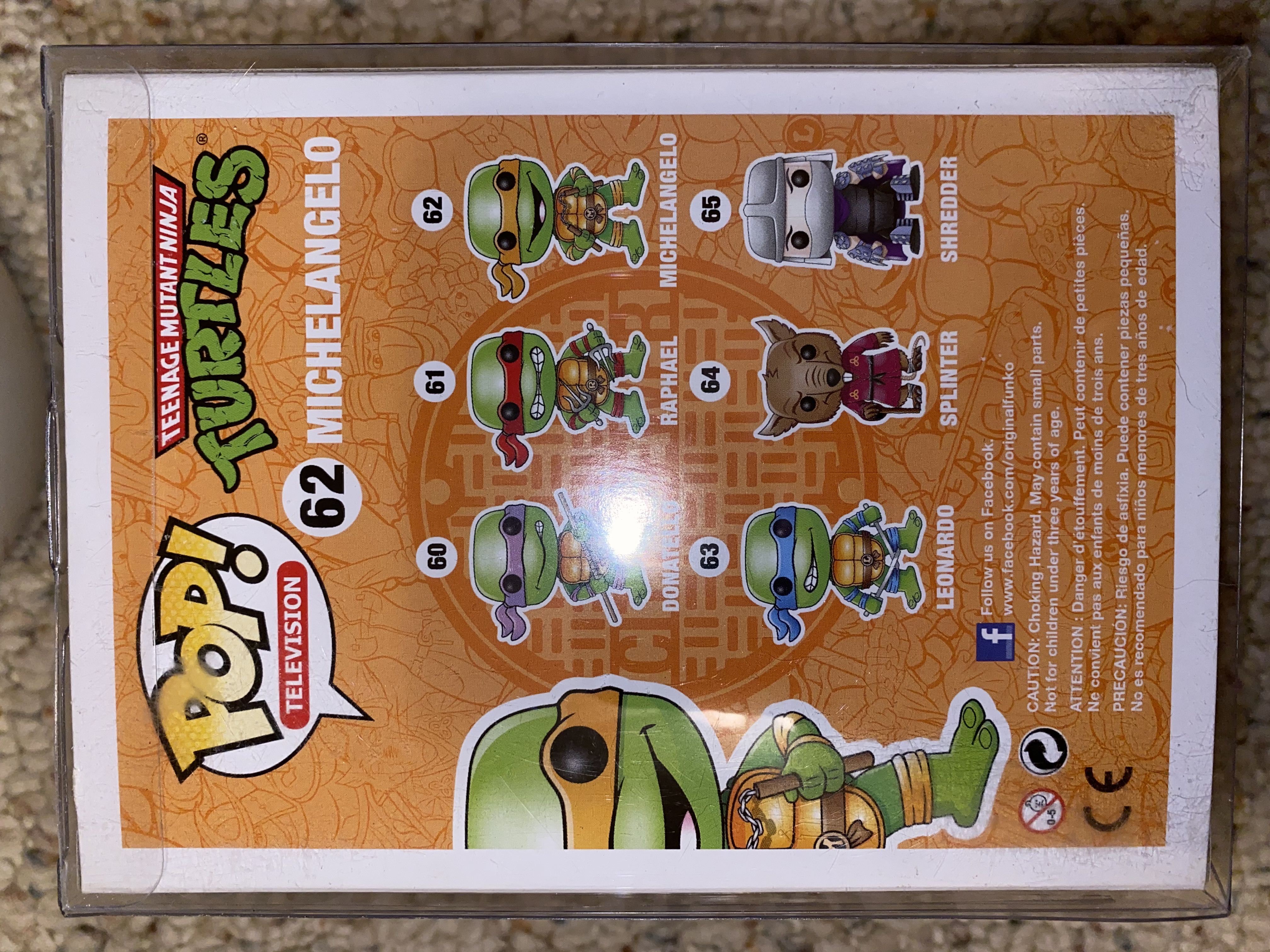 Michelangelo  - Teenage Mutant Ninja Turtles vinyl figure collectible [Barcode 830395033457] - Main Image 2