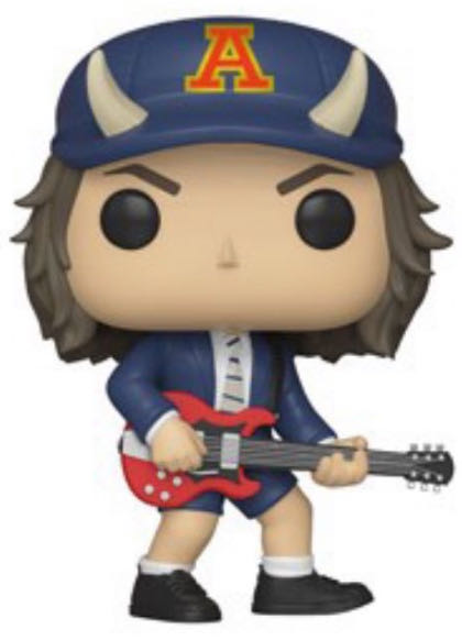 Angus Young (Chase) - AC/DC vinyl figure collectible [Barcode 889698363181] - Main Image 2