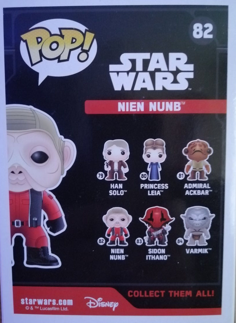 # 88 Nien Numb - Star Wars vinyl figure collectible [Barcode 849803065928] - Main Image 3