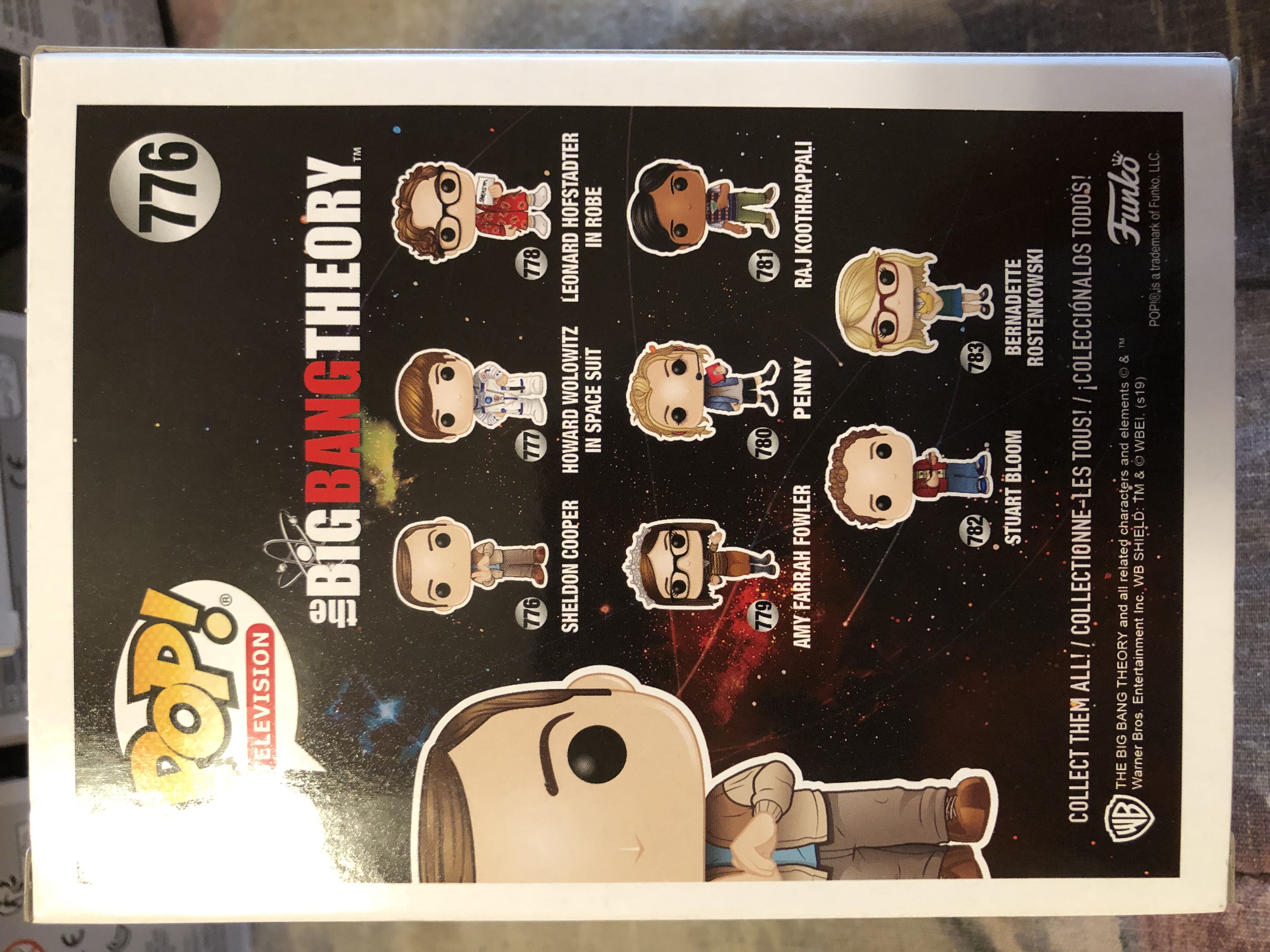 Sheldon Cooper - The Big Bang Theory vinyl figure collectible [Barcode 889698385800] - Main Image 2