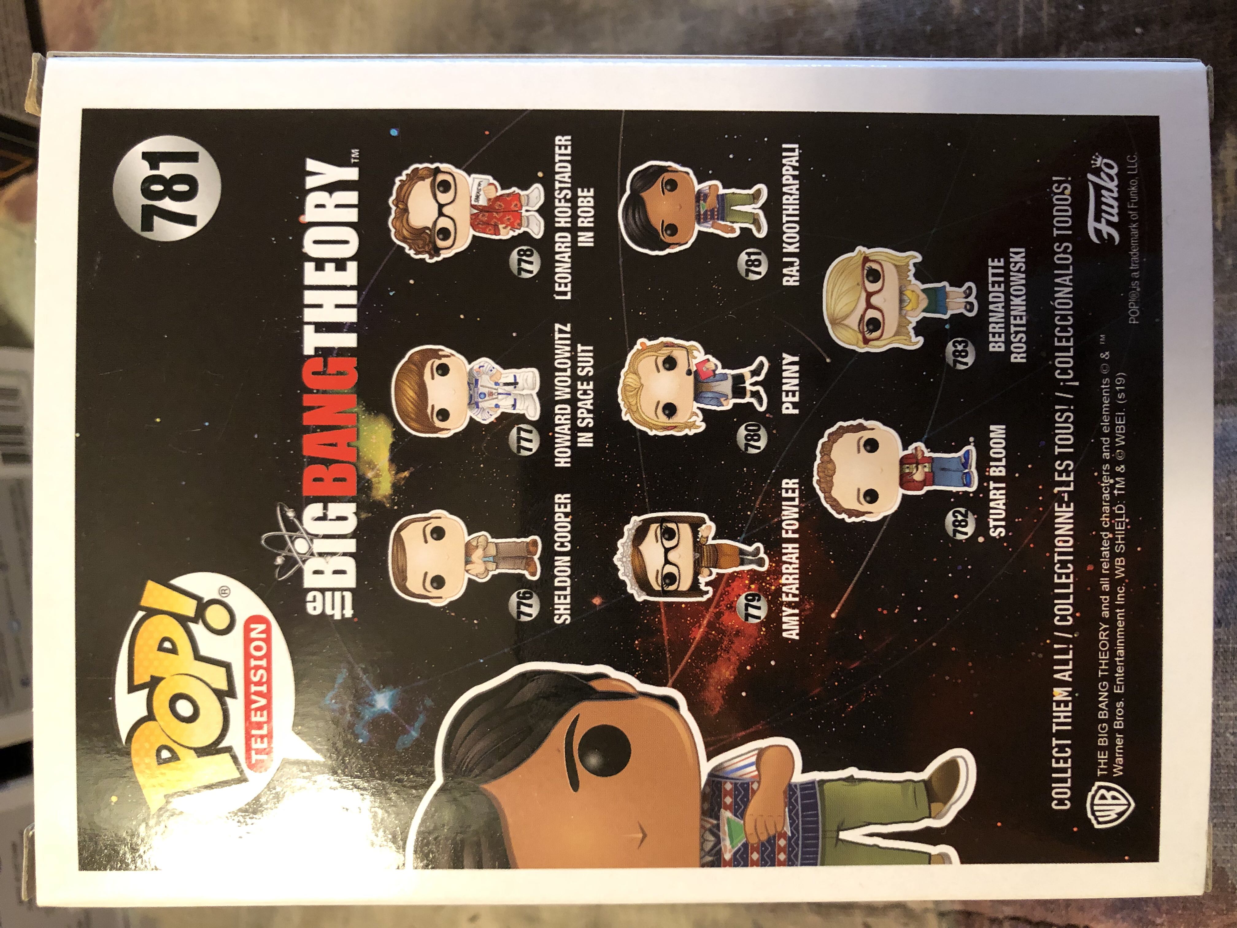 Raj Koothrappali - The Big Bang Theory vinyl figure collectible [Barcode 889698385848] - Main Image 2