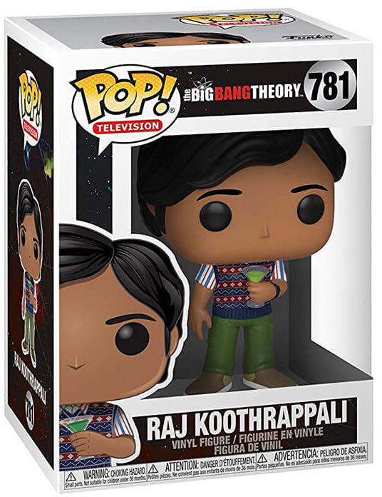 Raj Koothrappali - The Big Bang Theory vinyl figure collectible [Barcode 889698385848] - Main Image 3