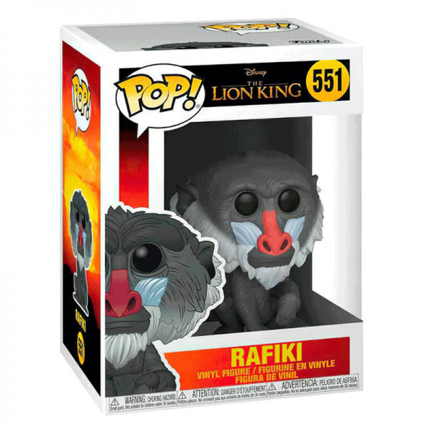 Funko Pop! The Lion King: Rafiki # 551 - The Lion King vinyl figure collectible [Barcode 889698385473] - Main Image 4