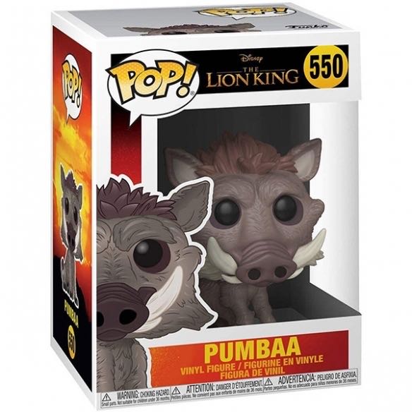 Pumbaa - The Lion King vinyl figure collectible [Barcode 889698385459] - Main Image 4