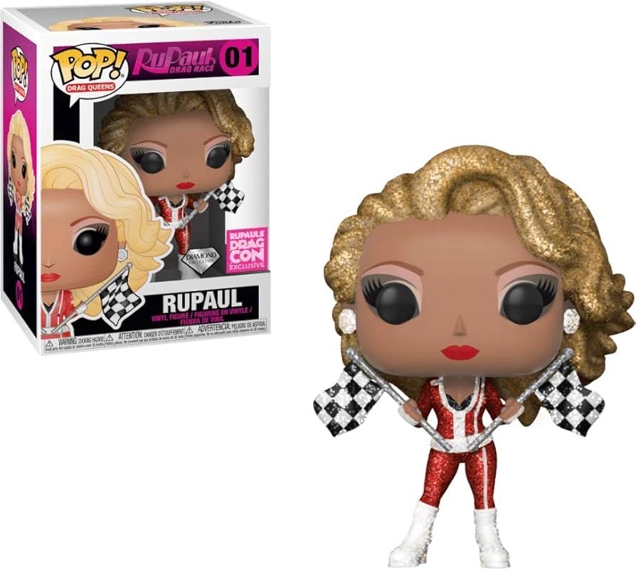 Drag Queens: Rupaul (Diamond Collection - Rupaul’s Dragcon Exclusive)  vinyl figure collectible [Barcode 11615026] - Main Image 2