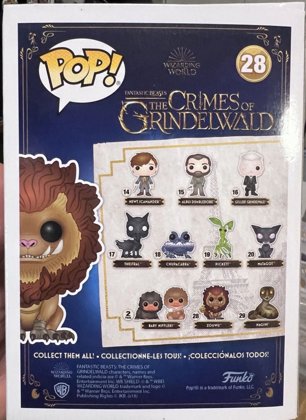 Zouwu - Fantastic Beasts: The Crimes of Grindelwald vinyl figure collectible [Barcode 889698402156] - Main Image 2