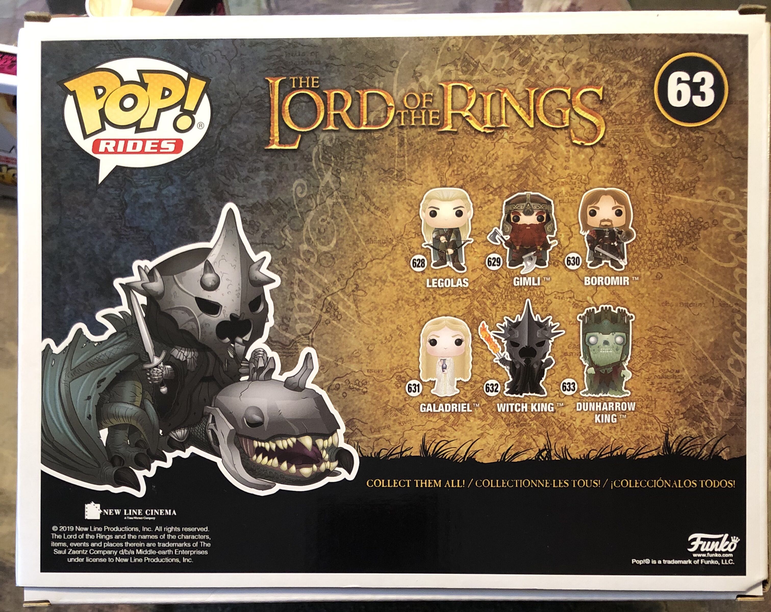 HdR: Witch King On Fellbeast - The Lord of the Rings vinyl figure collectible [Barcode 889698398947] - Main Image 2