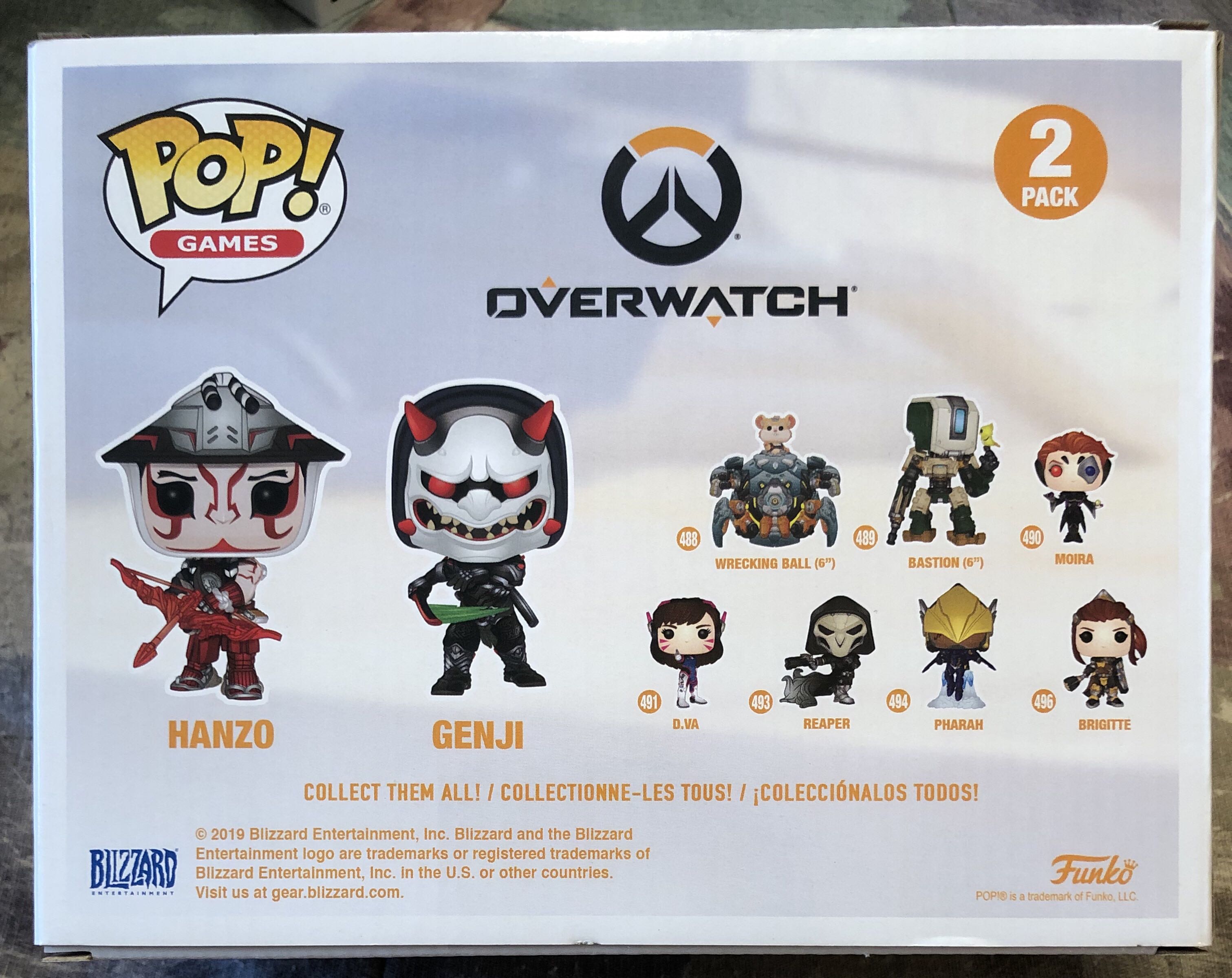 Hanzo and Genji (2 Pack) - Overwatch vinyl figure collectible [Barcode 889698395830] - Main Image 2
