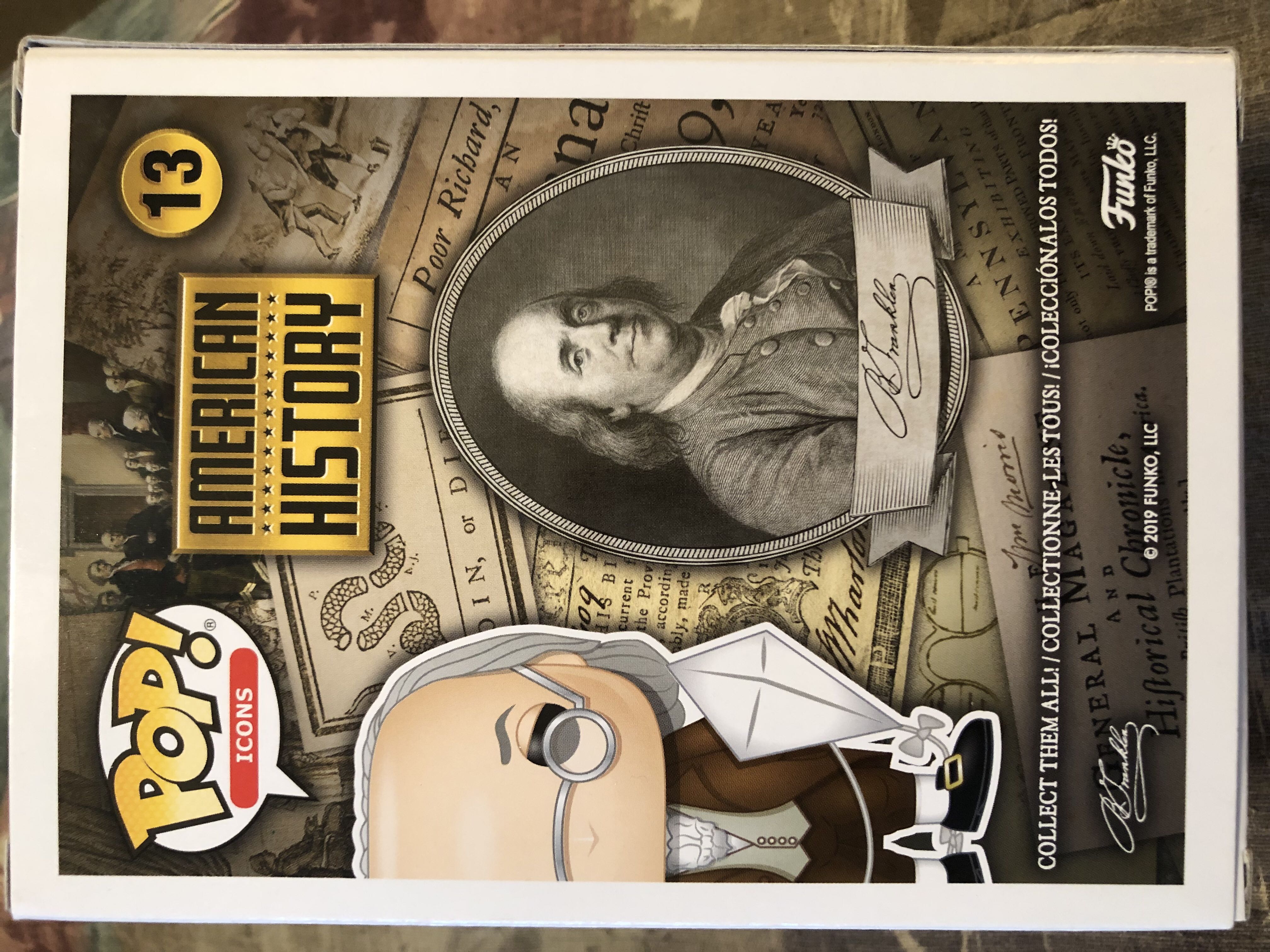Benjamin Franklin - American History vinyl figure collectible [Barcode 889698417099] - Main Image 2