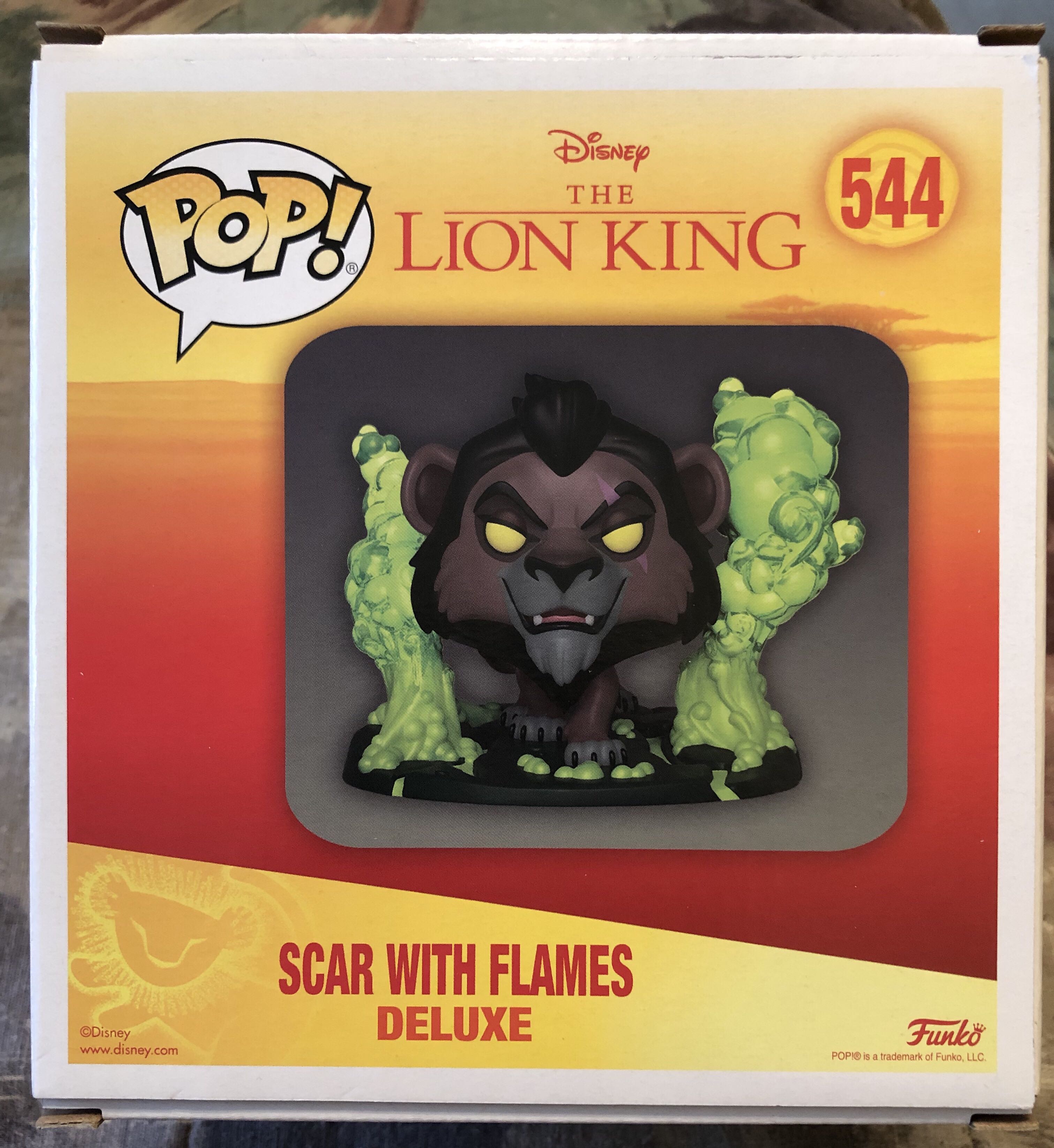 Scar With Flames - The Lion King vinyl figure collectible [Barcode 889698396066] - Main Image 2