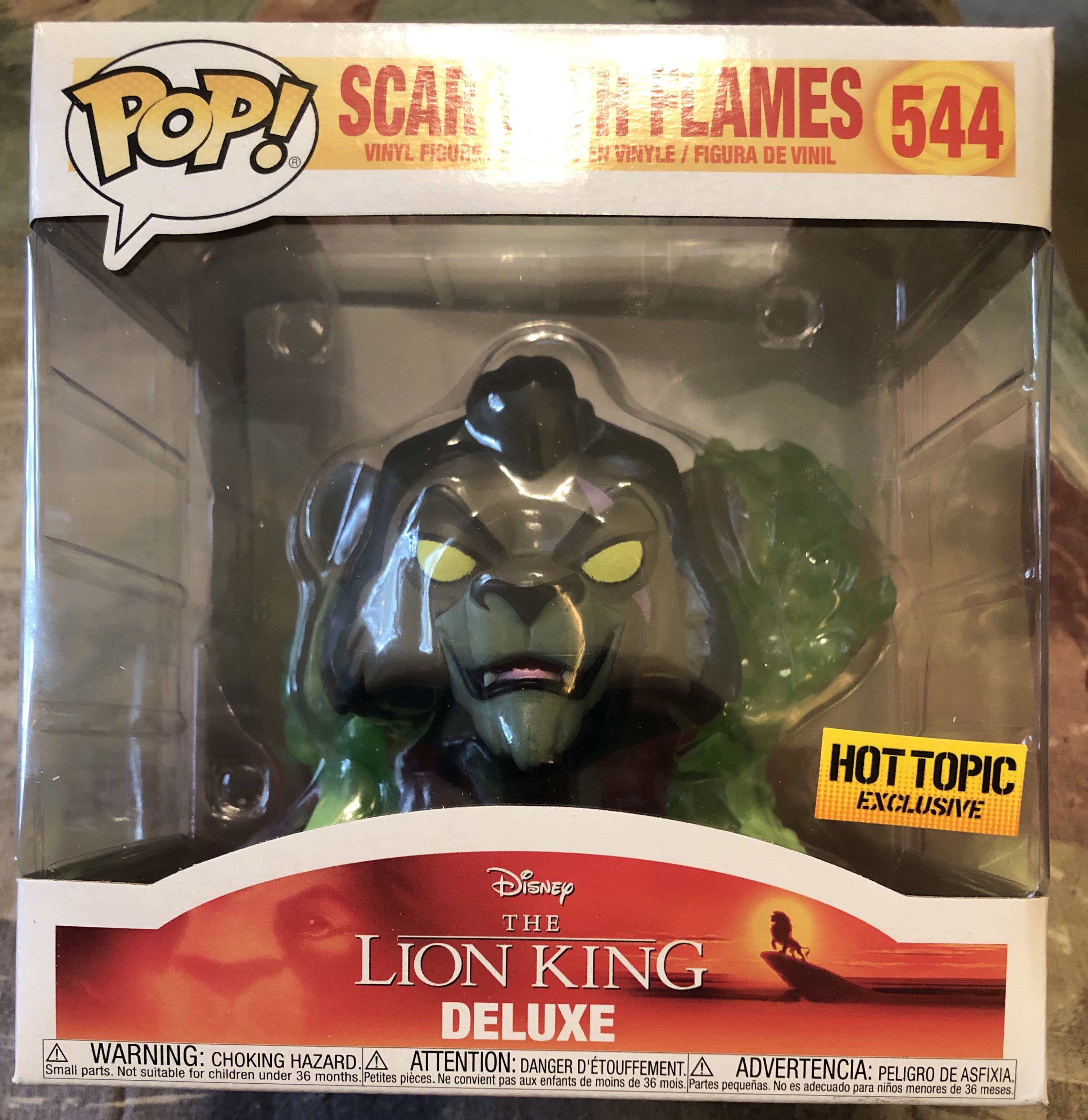 Scar With Flames - The Lion King vinyl figure collectible [Barcode 889698396066] - Main Image 4