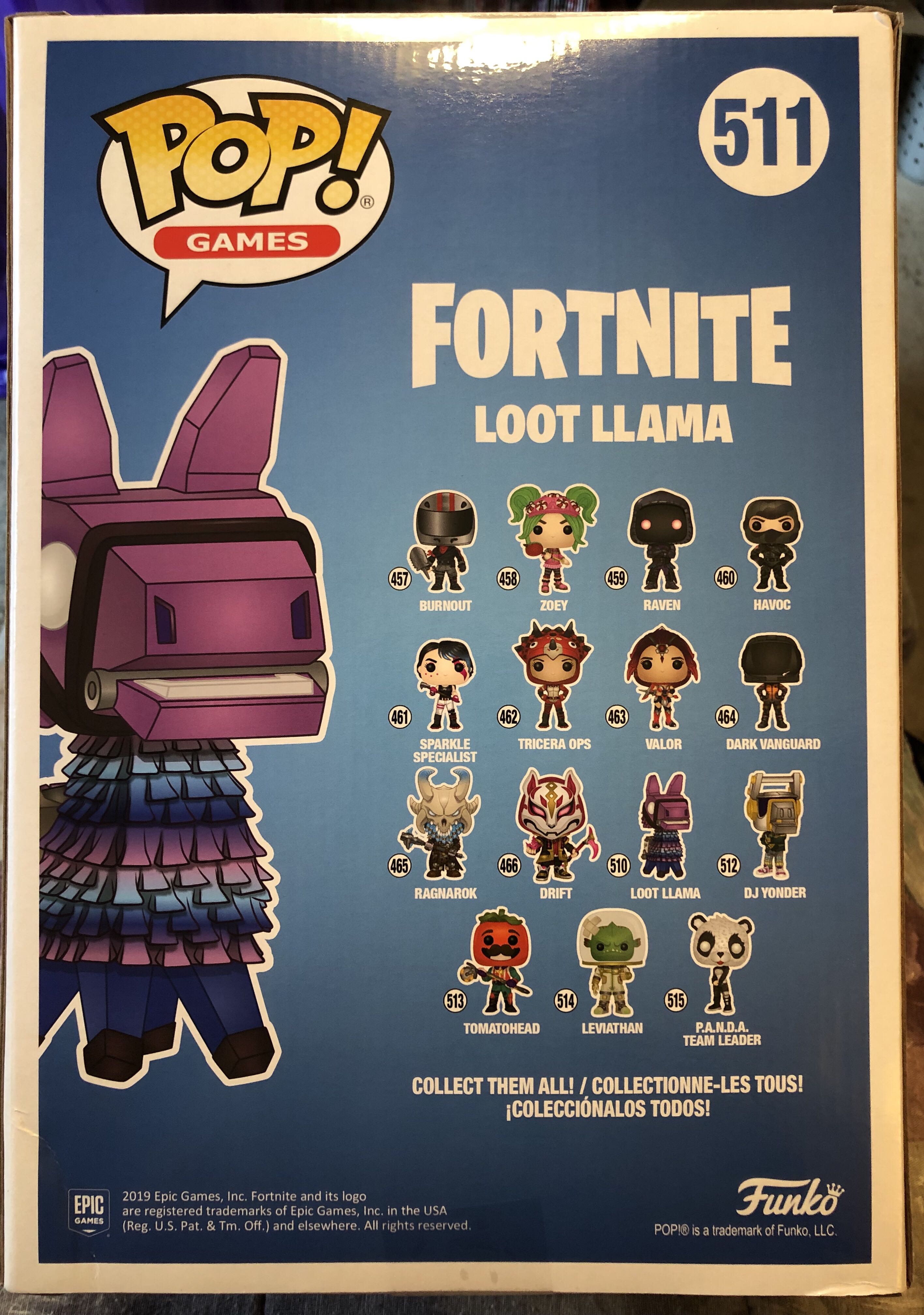 Loot Llama - Fortnite vinyl figure collectible [Barcode 889698390491] - Main Image 2