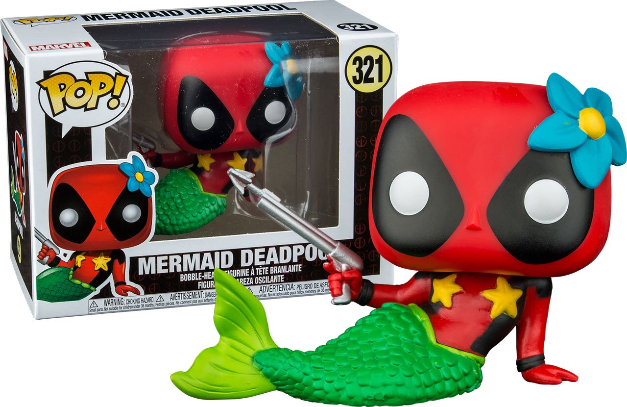 Mermaid Deadpool #321 - Deadpool vinyl figure collectible [Barcode 889698325936] - Main Image 3